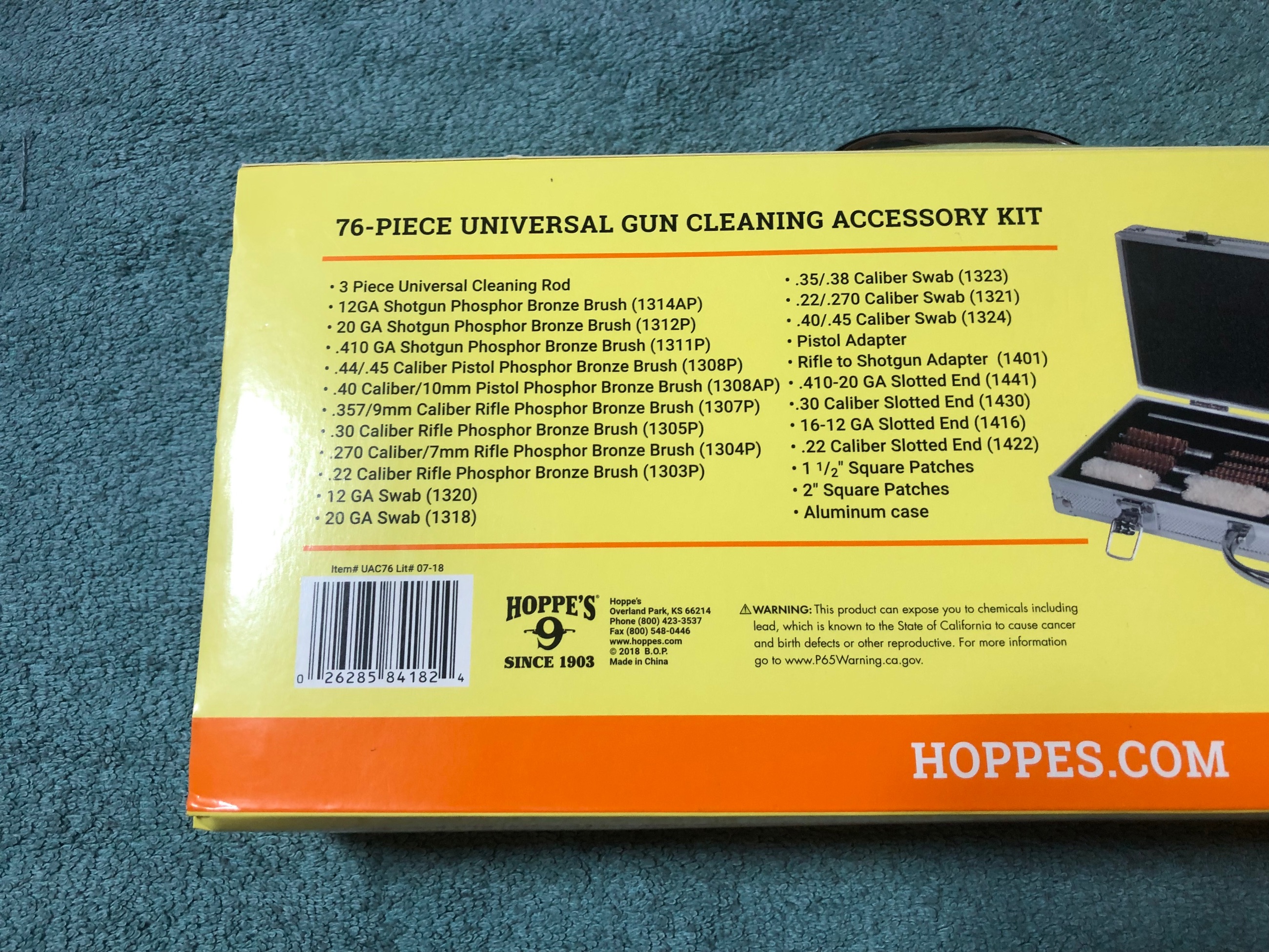 Photo of [BNIB]  Hoppe’s 9 Universal Gun Cleaning Accessory Kit w/ Storage - 76 Pieces