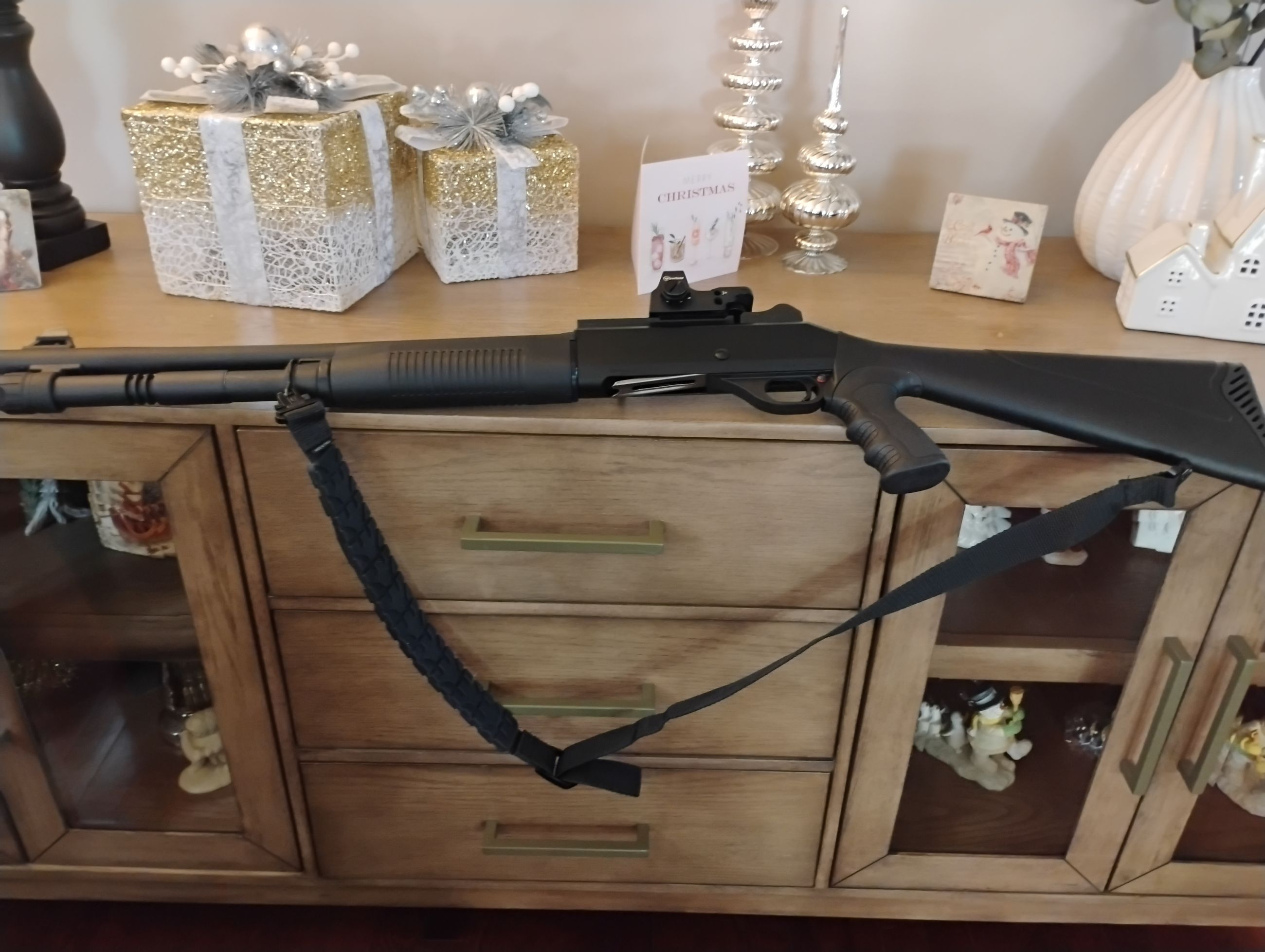 BRAND NEW TAC 12 SEMI AUTO 12 GAUGE, C/W HOLOGRAPHIC SIGHT.  - 12 - 1765911700827_1000001025