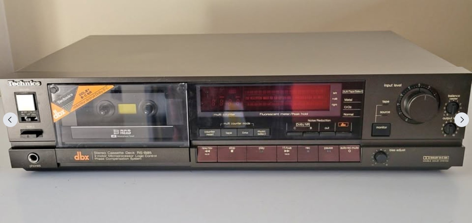 Photo of Very Rare Technics RS-B85 Audiophile Tape Deck 3 Heads DBX