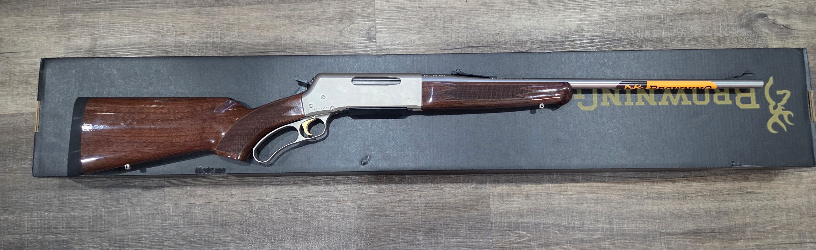 Photo of  NEW BROWNING BLR PISTOL GRIP WALNUT STAINLESS 3006
