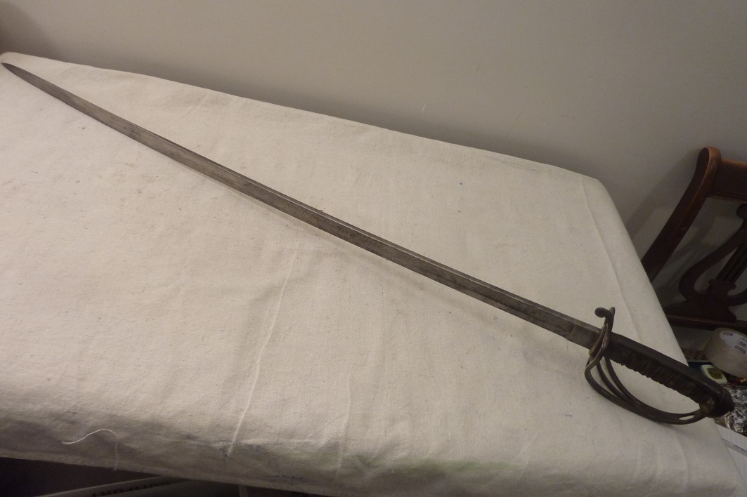 Photo of Pre-WW1 British Pattern 1821 Canadian Artillery Officer's Sword – no Scabbard Price Reduced to $350.00