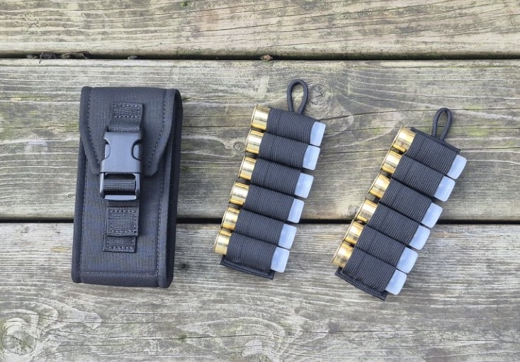 Photo of 12 Round Shot Shell Sheath  Universal Fit Elastic & Molle Compatible