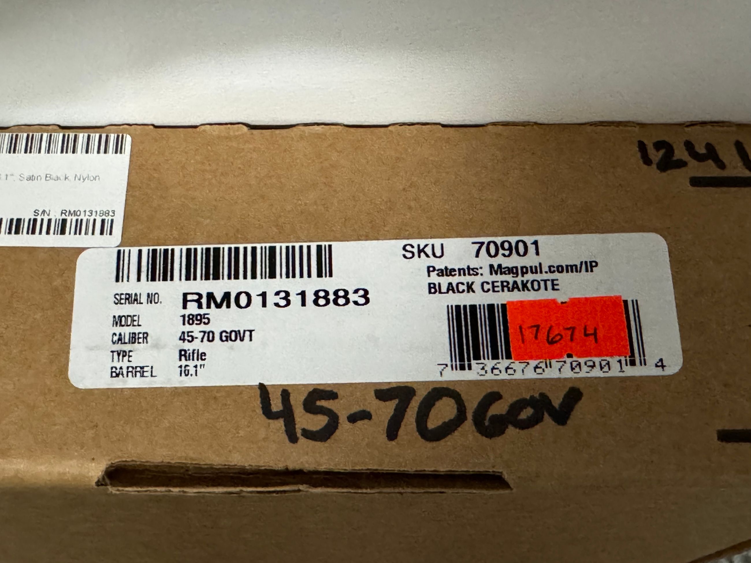 BNIB Ruger Marlin Dark 1895 45-70 - 12 - 1766190823491_IMG_6565