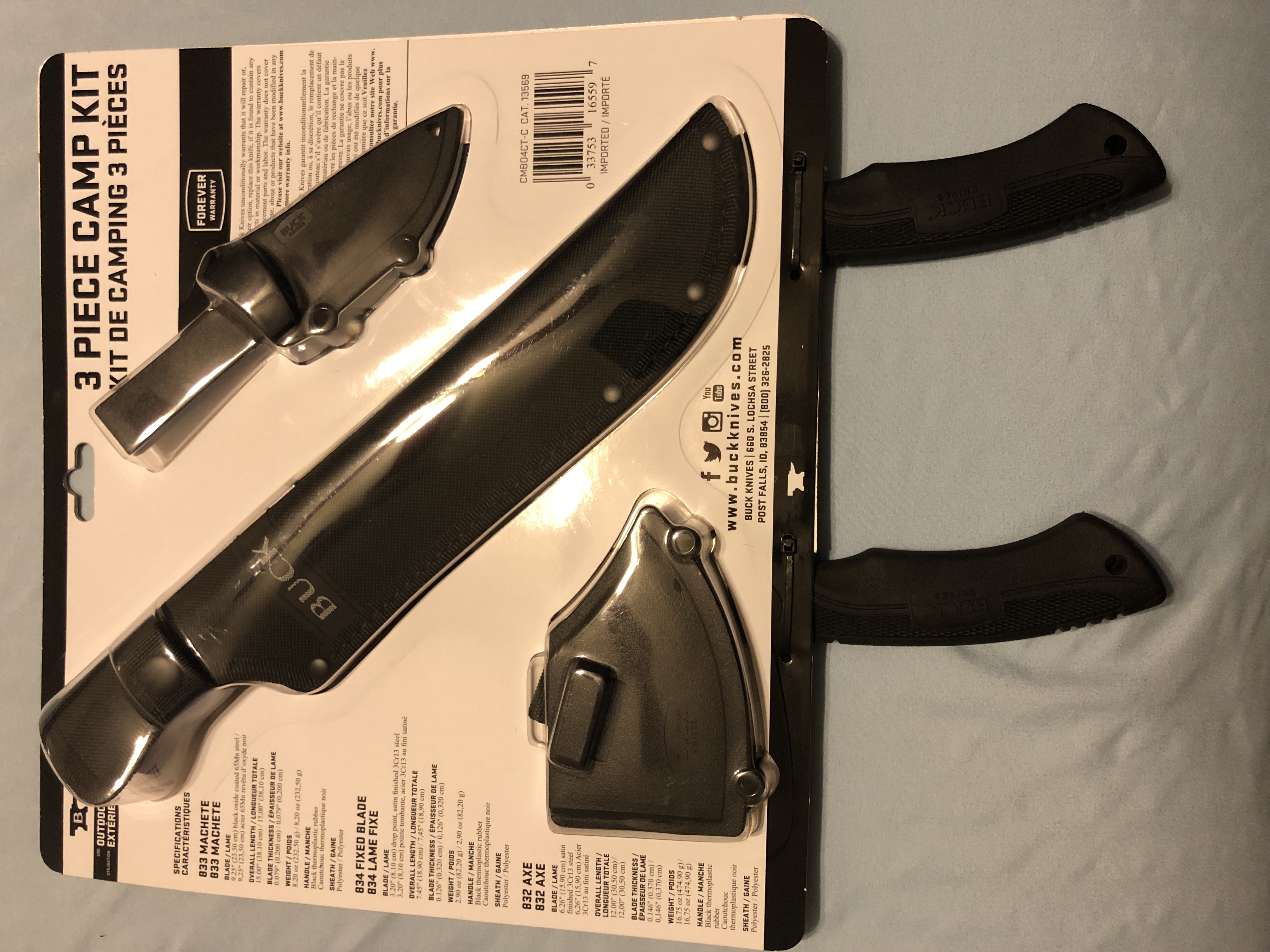 Photo of New! Buck Knives - 3 Piece Camp Kit