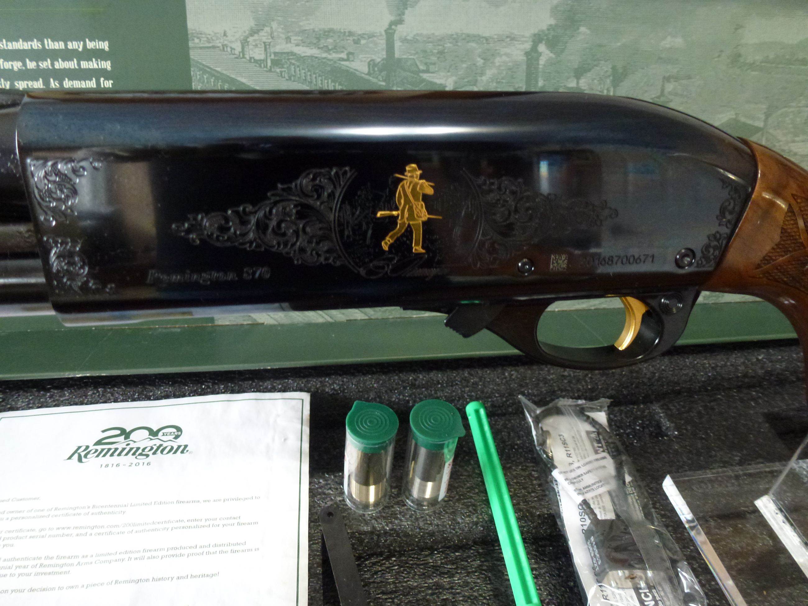 ***FOR COLLECTORS***REMINGTON MODEL 870 WINGMASTER -200th ANNIVERSARY LIMITED EDITION*** - 8 - 1766343647882_P1040907
