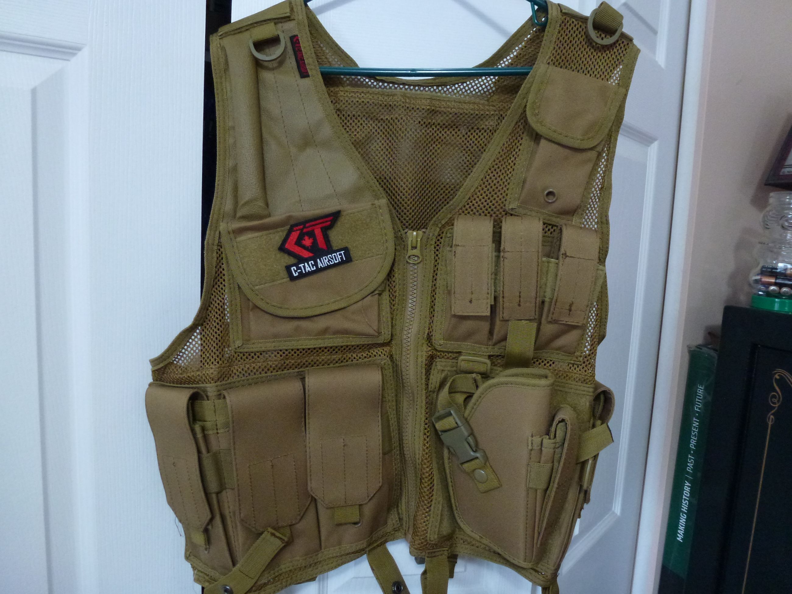Photo of SOLD  SOLD   ***NEW***C-TAC TACTICAL VEST + BELT COYOTE BROWN***