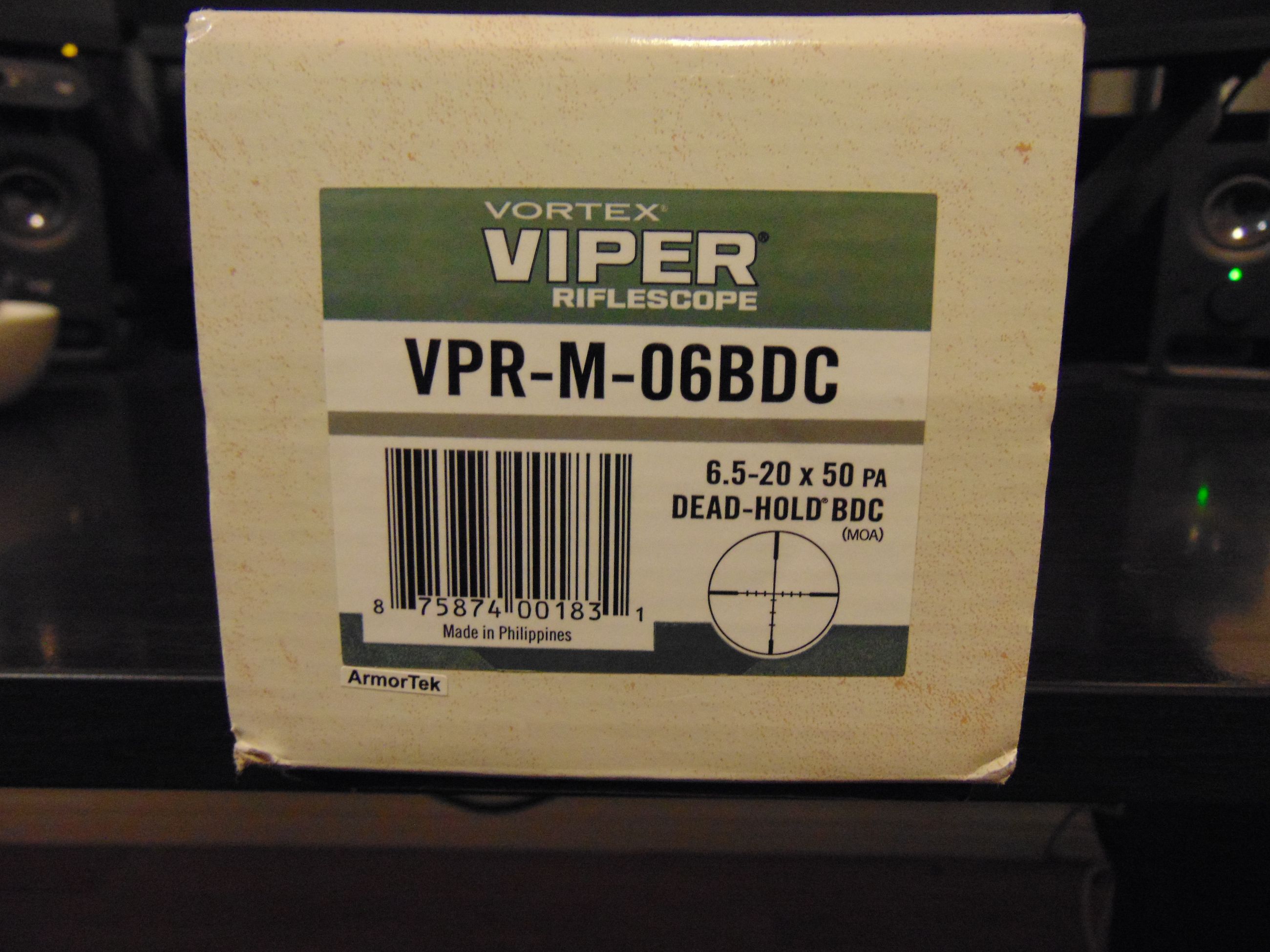 Photo of Vortex Viper 6.5-20x50 PA Dead hold BDC (MOA) 30mm Tube