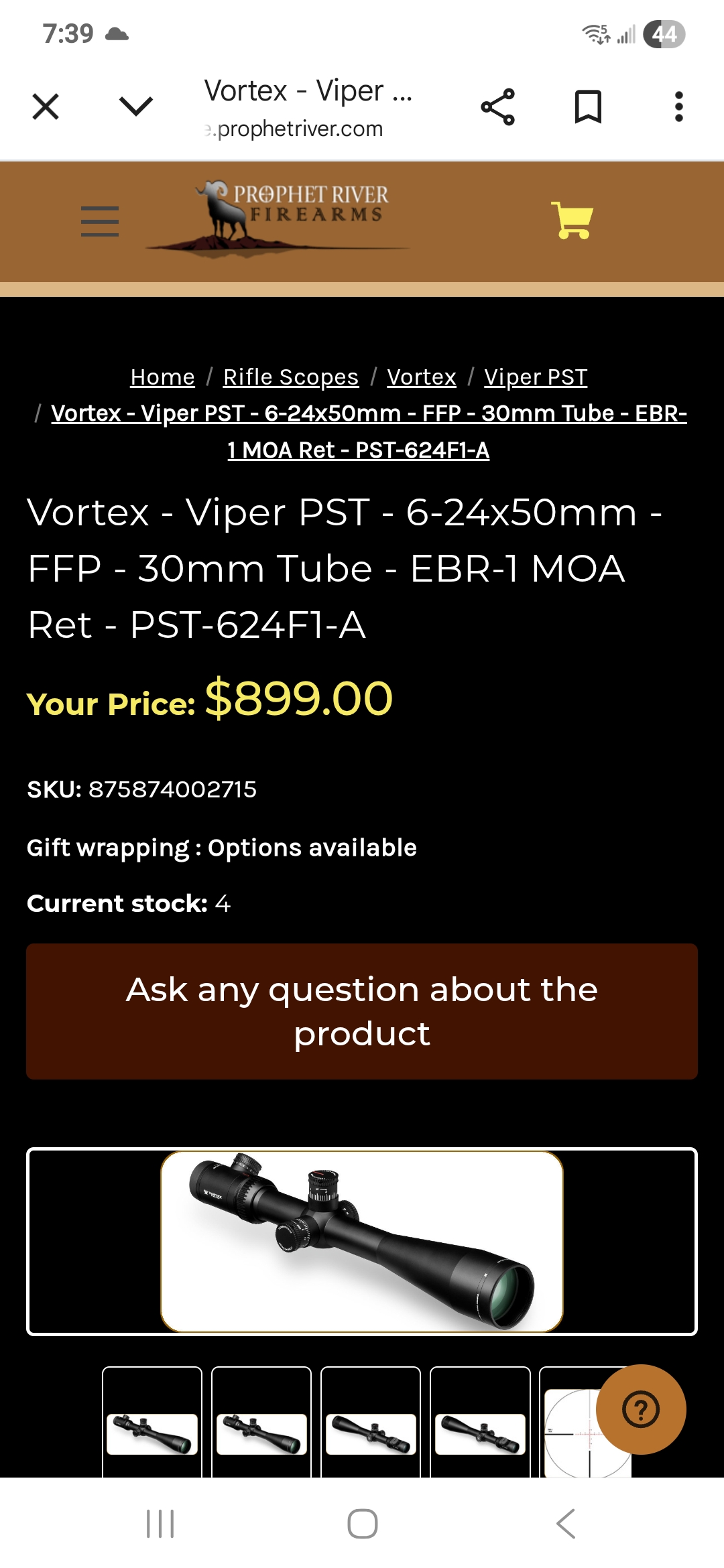 Sale or Trade  Vortex Viper PST 6X24X50 FFP EBR-1 MOA   - 6 - 1766410967018_1000014661