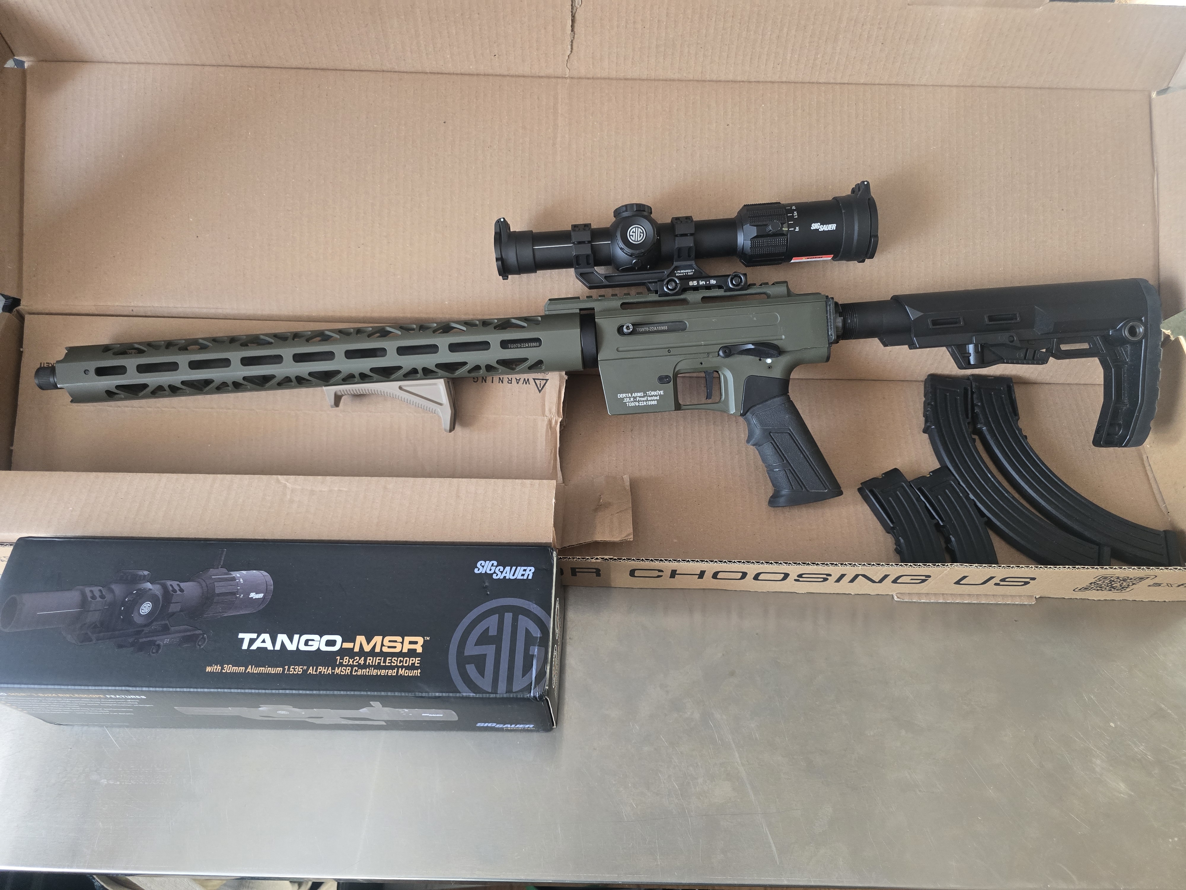 Photo of Tm22 with sig sauer lvpo