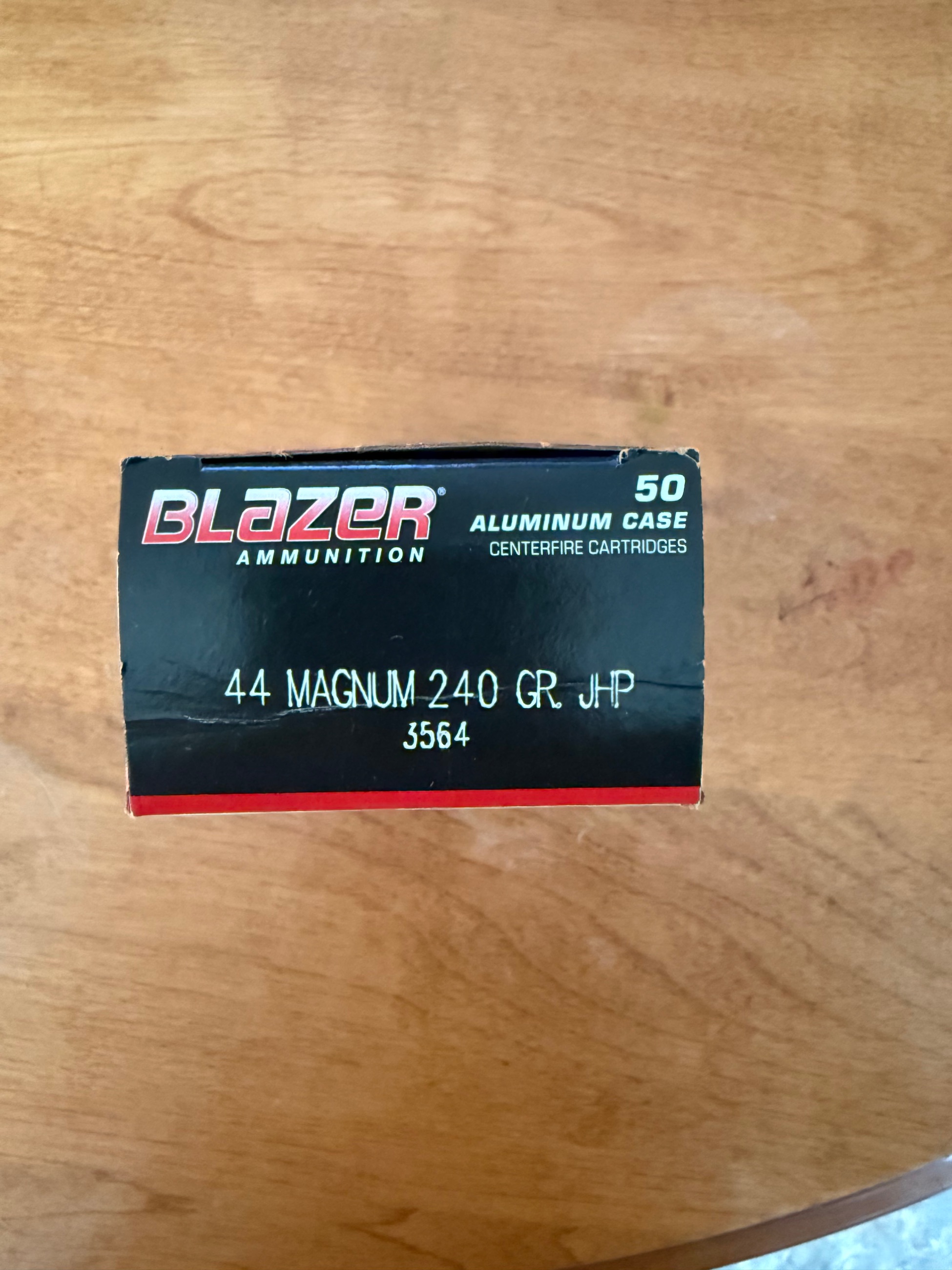 Photo of Blazer 44 Mag ammo