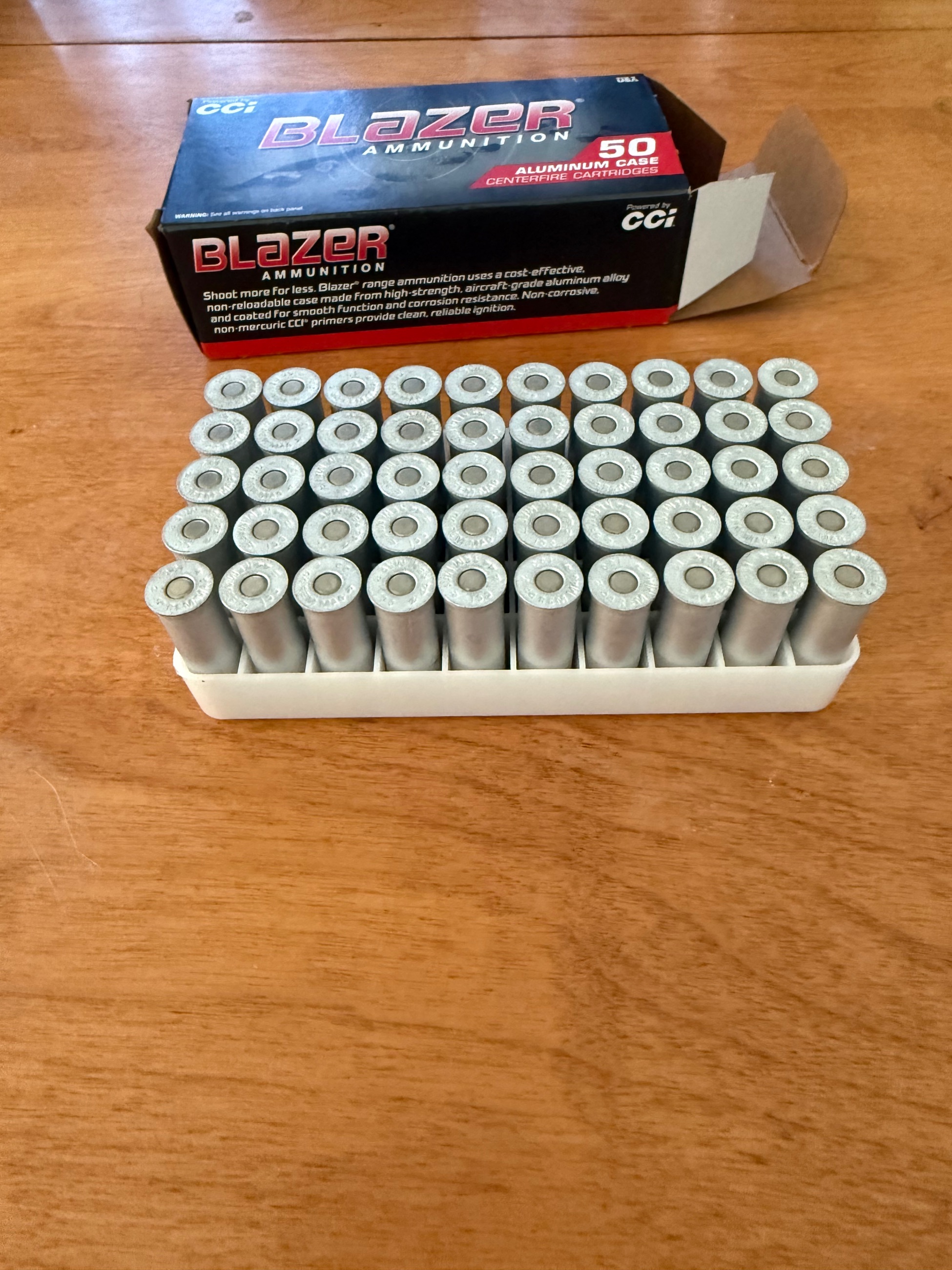 Photo of Blazer 44 Mag ammo
