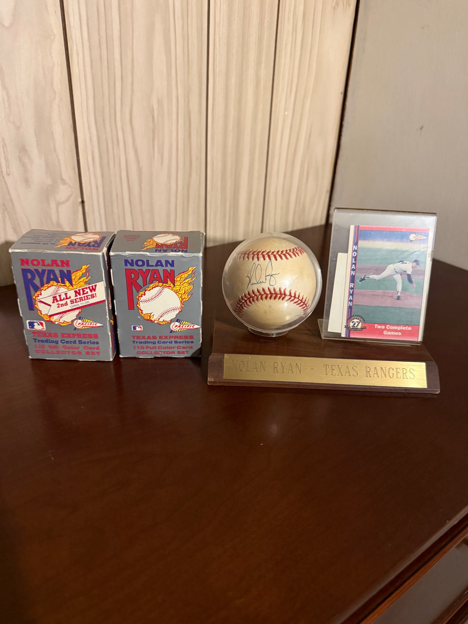 Photo of Nolan Ryan Signed Baseball