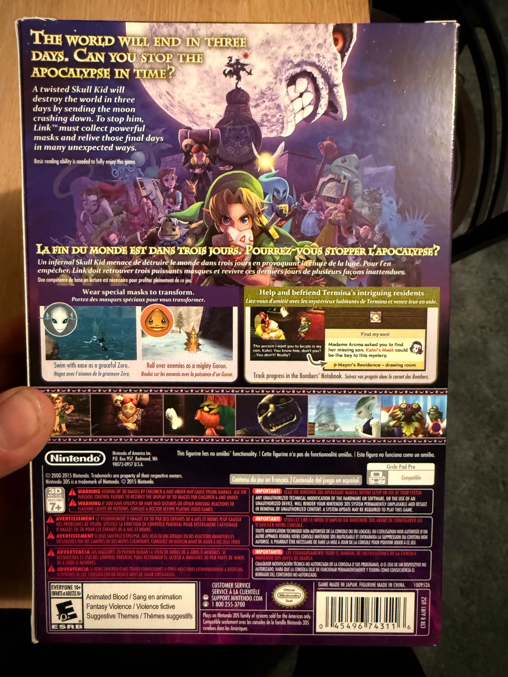 Photo of Sealed Majoras Mask 3D Skull Kid Figurine