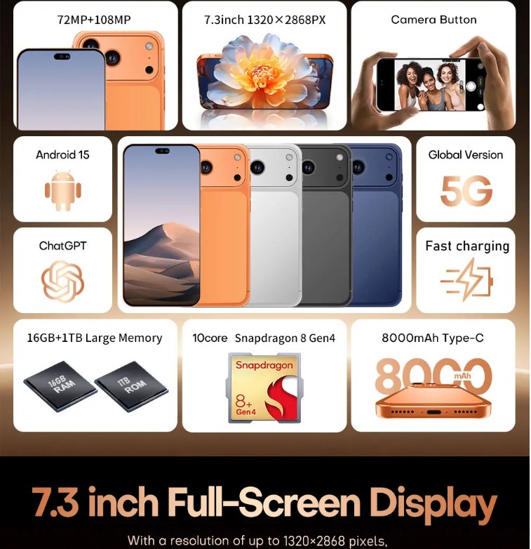 Photo of Replica iPhone 17 Pro Max.Black. 