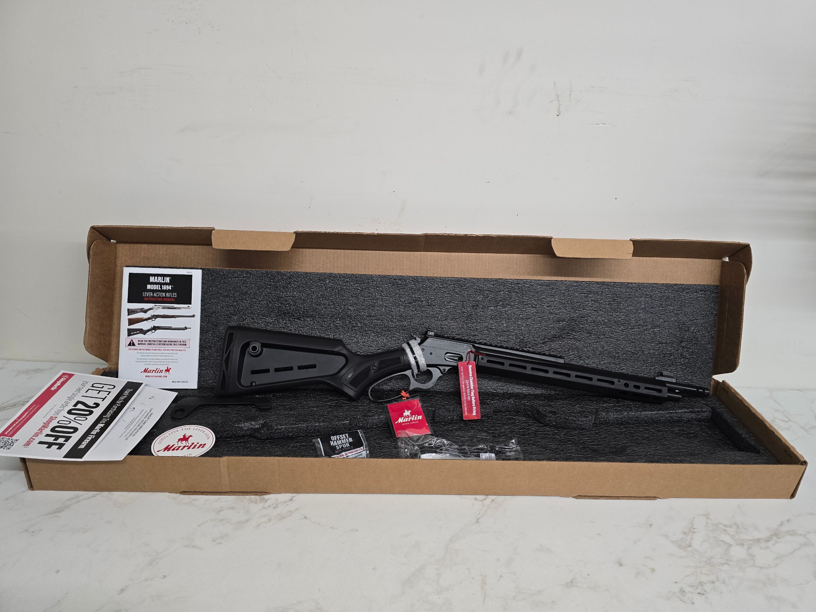 Photo of RARE Ruger Marlin 1894 Dark Series 44 Mag