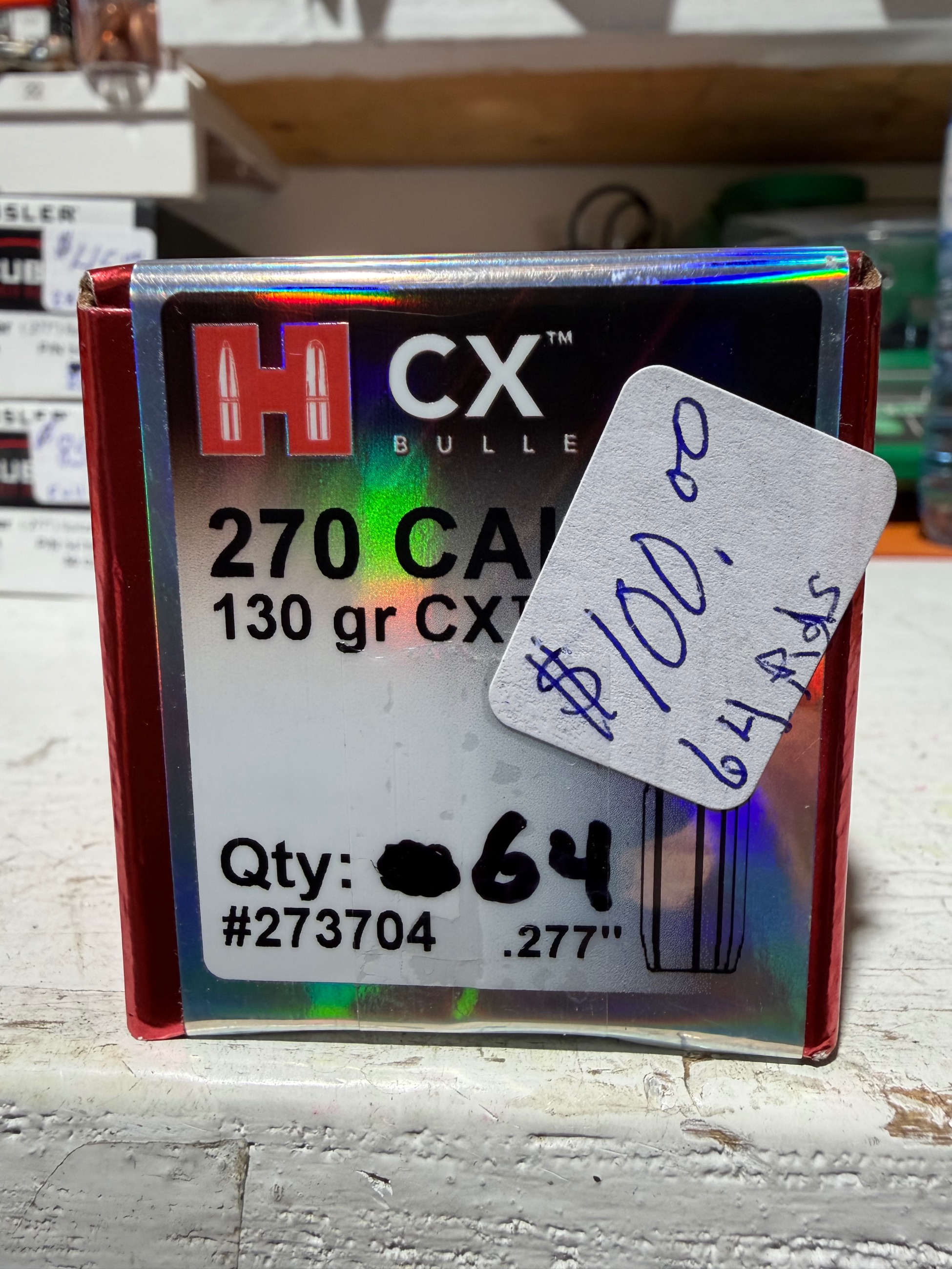 Photo of Hornady 270 CX bullets 130 gr