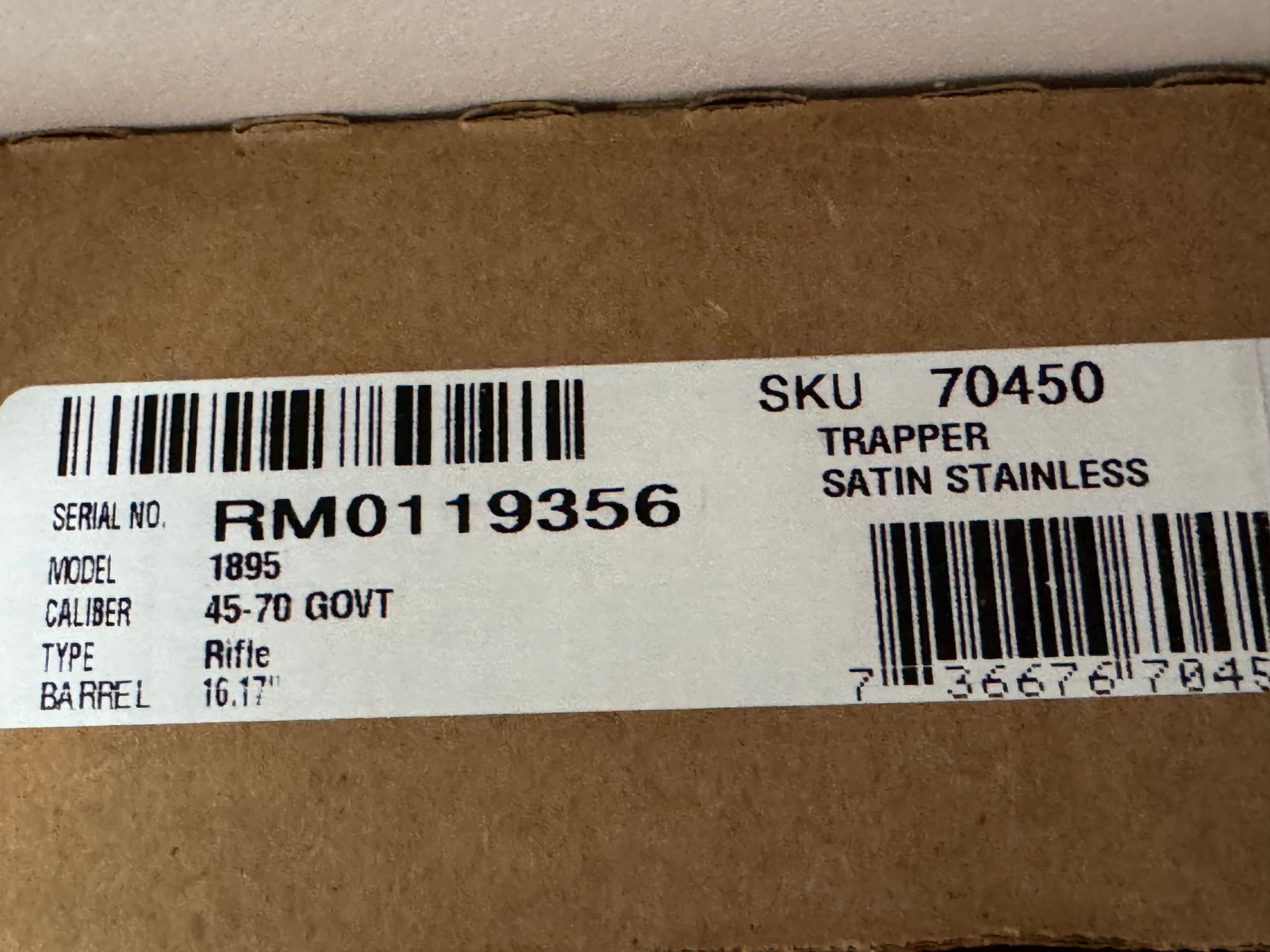 BNIB Ruger Marlin 1895 Trapper SBL 45-70 - 11 - 1766635235370_IMG_6620 2