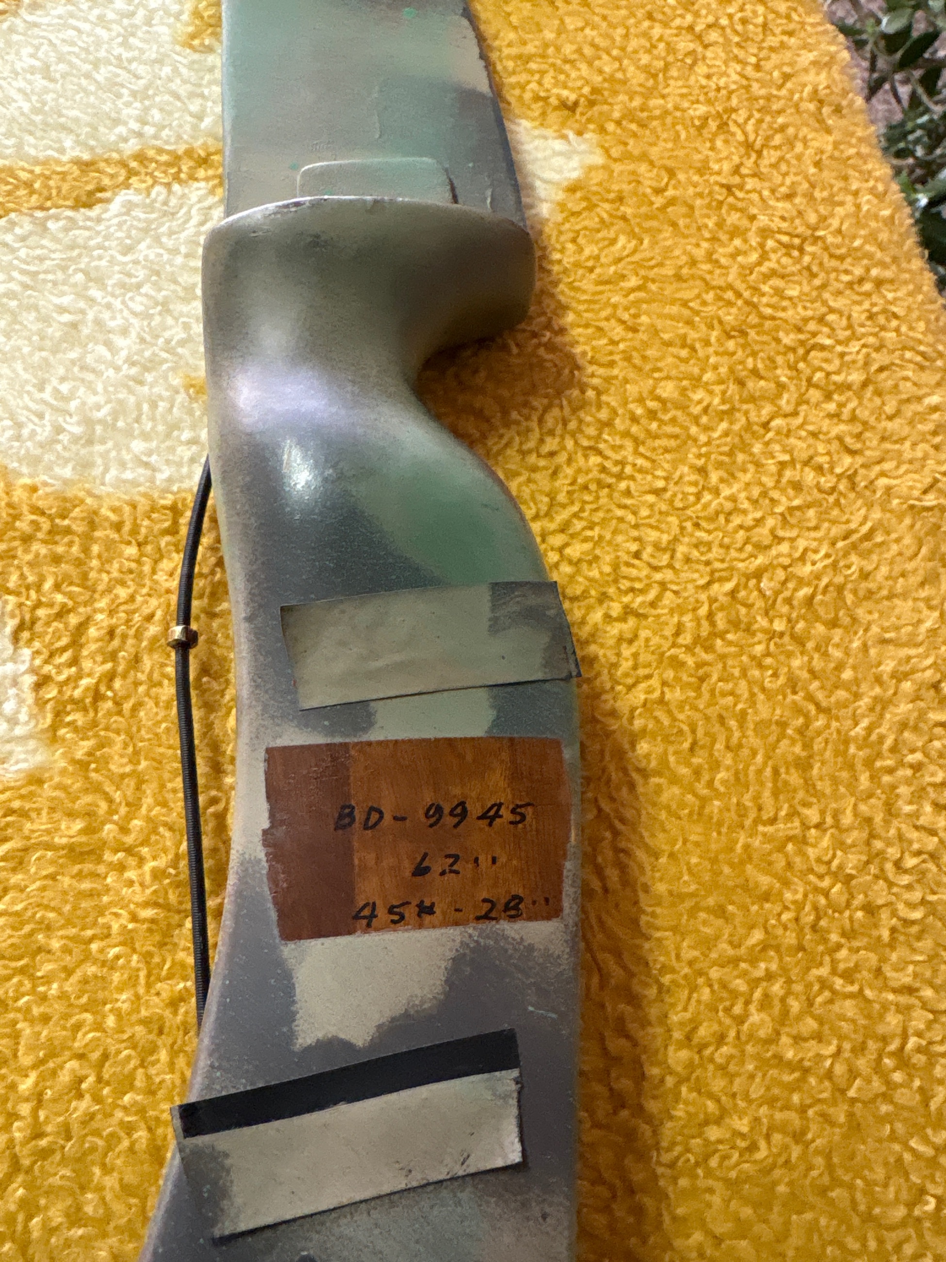 Photo of 45# 59-60” Ben Pearson Colt 7070 recurve bow