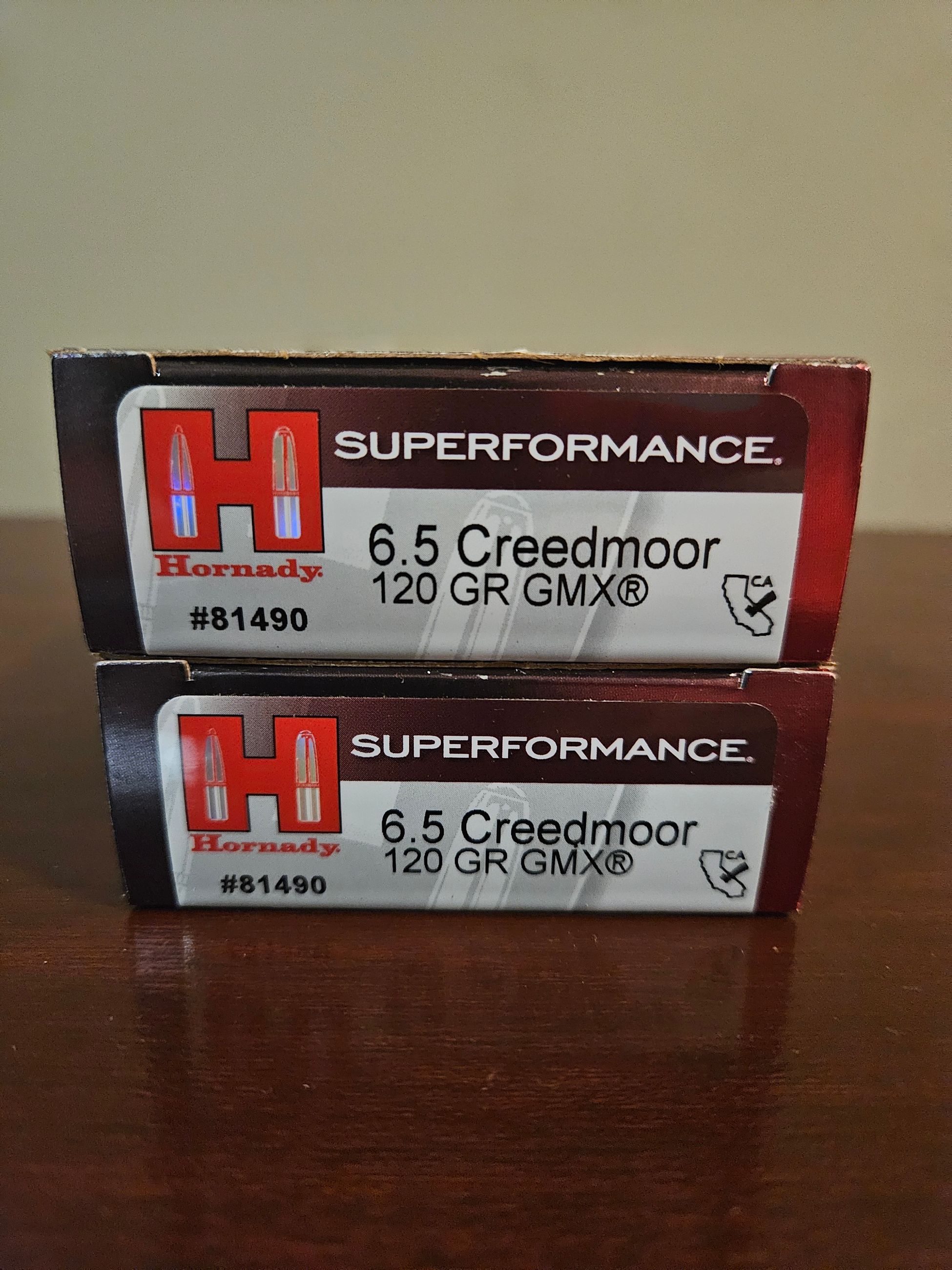 Photo of F/s 2 boxes 6.5 creedmoor 120gr gmx ammo