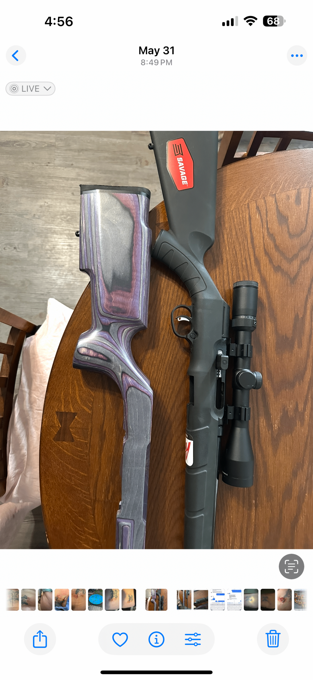 Photo of Savage A17 17hmr semi with extra Boyd’s stock