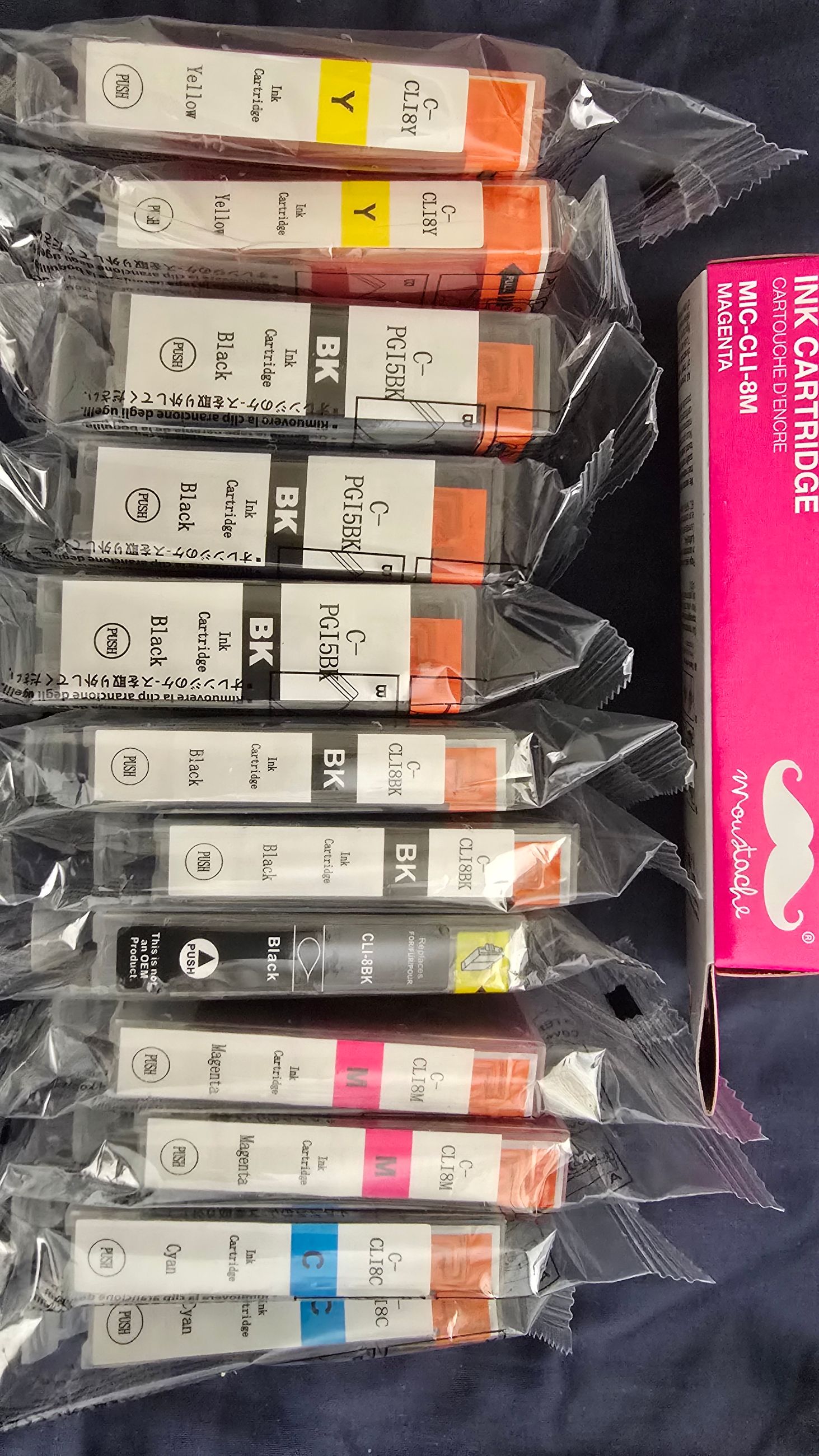 Photo of CANON PIXMA PRINTER INK CARTRIDGES