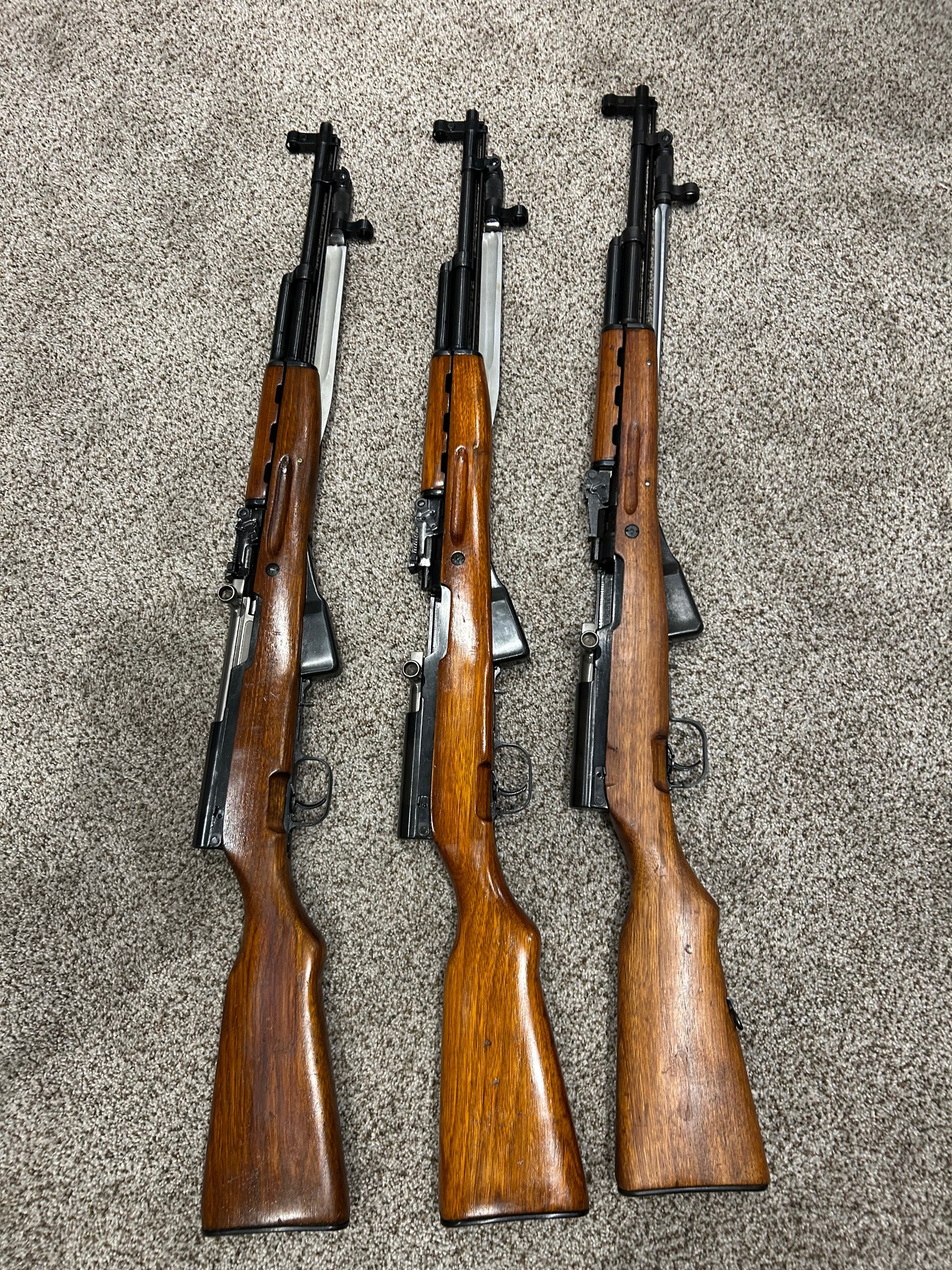 Photo of 3 Chinese SKS rifles brand new all matching 
