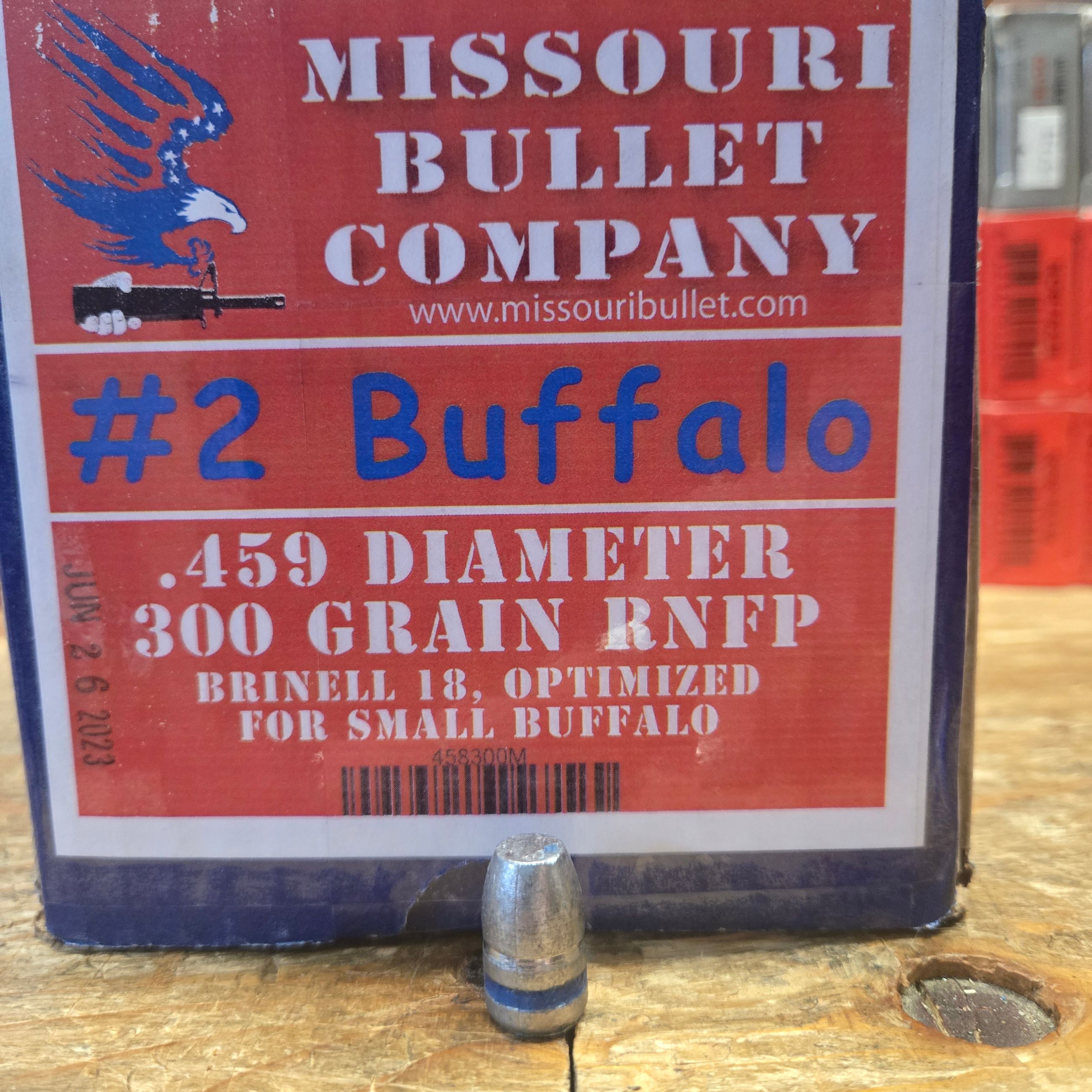 Photo of 300gr 45-70 bullets and Bullseye powder