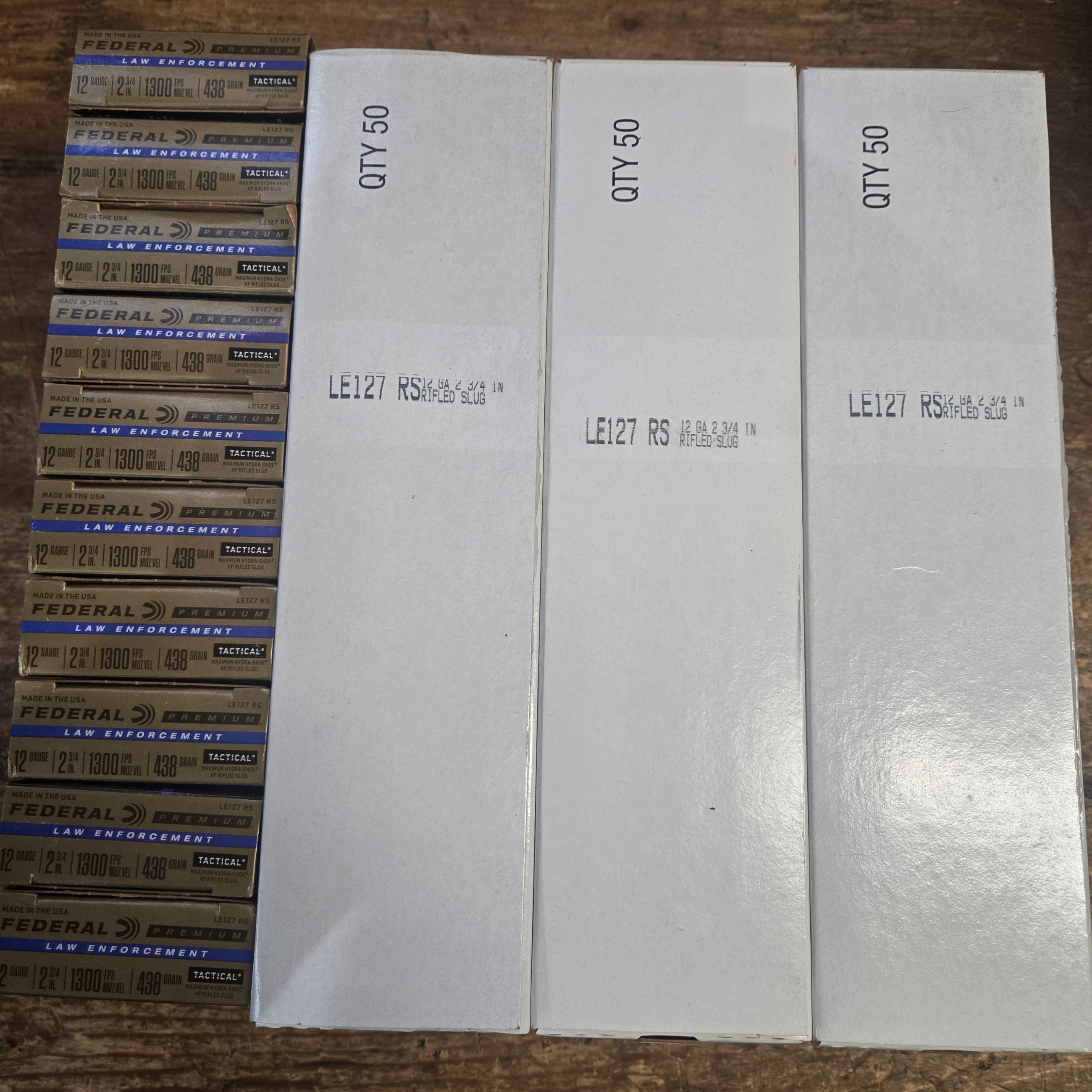 Photo of Federal Law Enforcement slugs