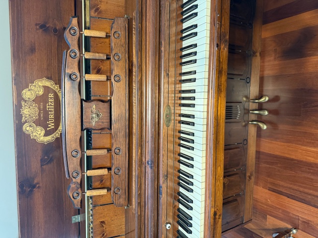 Photo of Unique Wurlitzer Console Piano For Sale