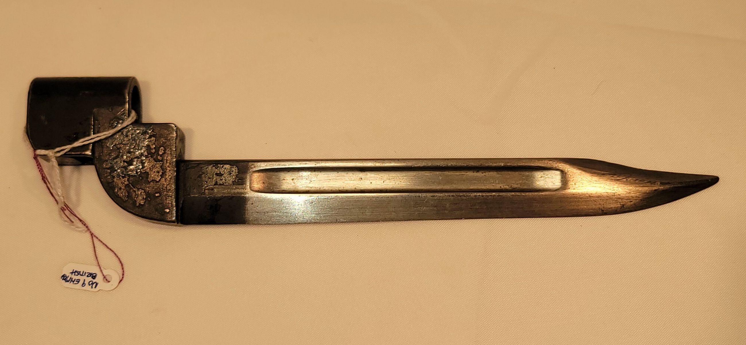 Photo of British Made No9 Bayonet for No4 Lee Enfield 1954