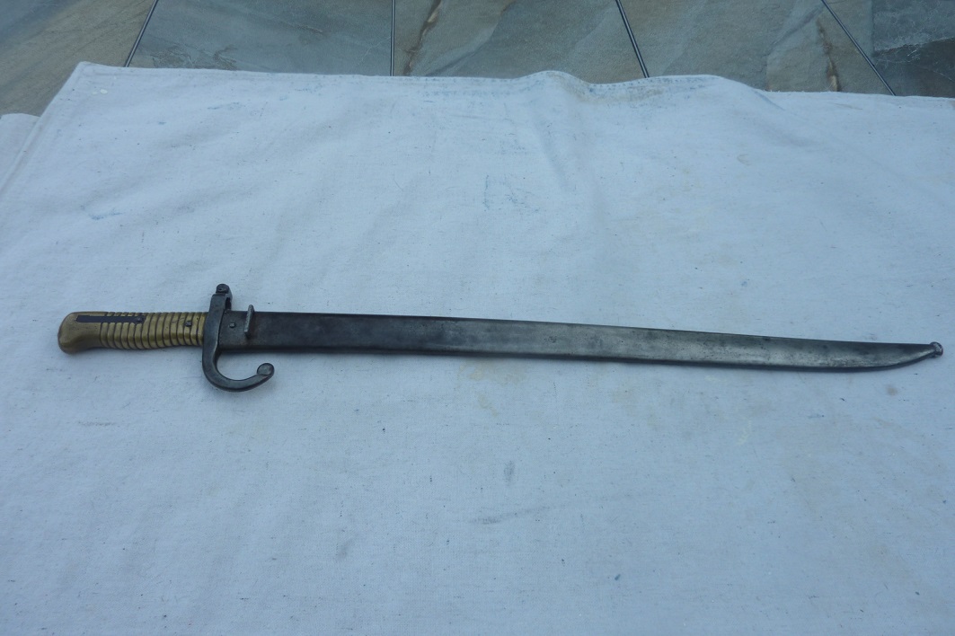 Photo of French Chassepot Model 1866 Yataghan Sword Bayonet Price Reduced to $200.00