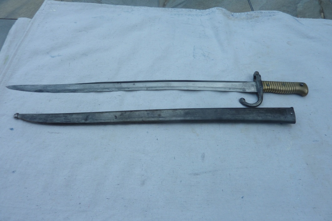 Photo of French Chassepot Model 1866 Yataghan Sword Bayonet Price Reduced to $200.00