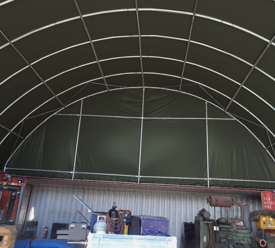 Photo of 40x40' Shipping Container Shelter Roof( No End Walls) Strong