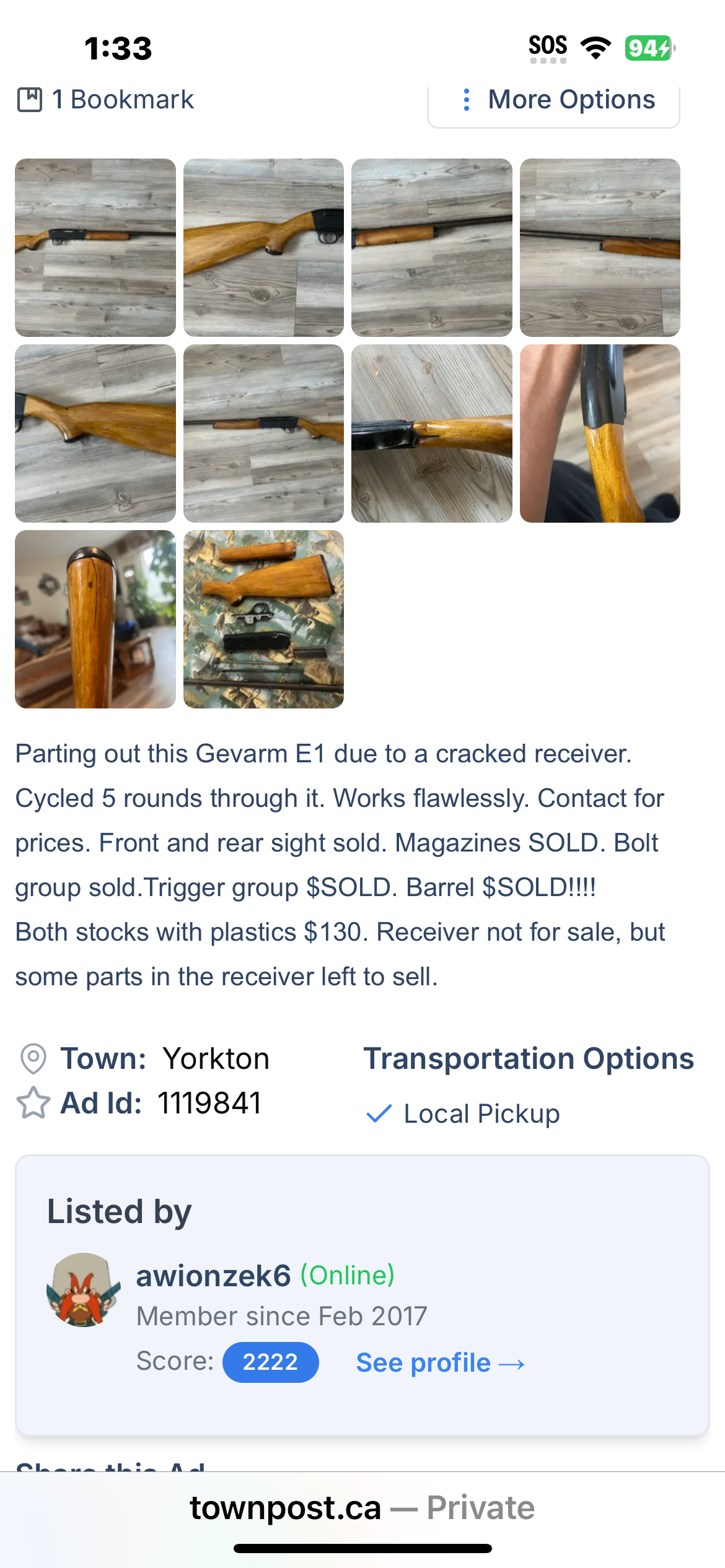 Many Gun  Parts - 8 - 1767425707490_IMG_9519