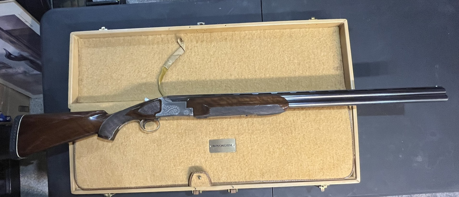 Photo of Winchester 101 Pigeon Grade Trap Model with Winchester case