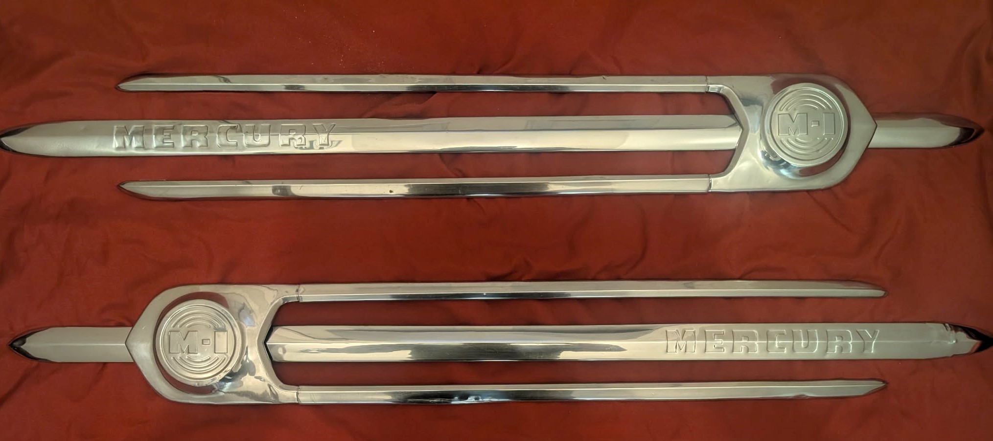 Photo of 1952 Mercury M-1 Series Hood Emblem and Spears