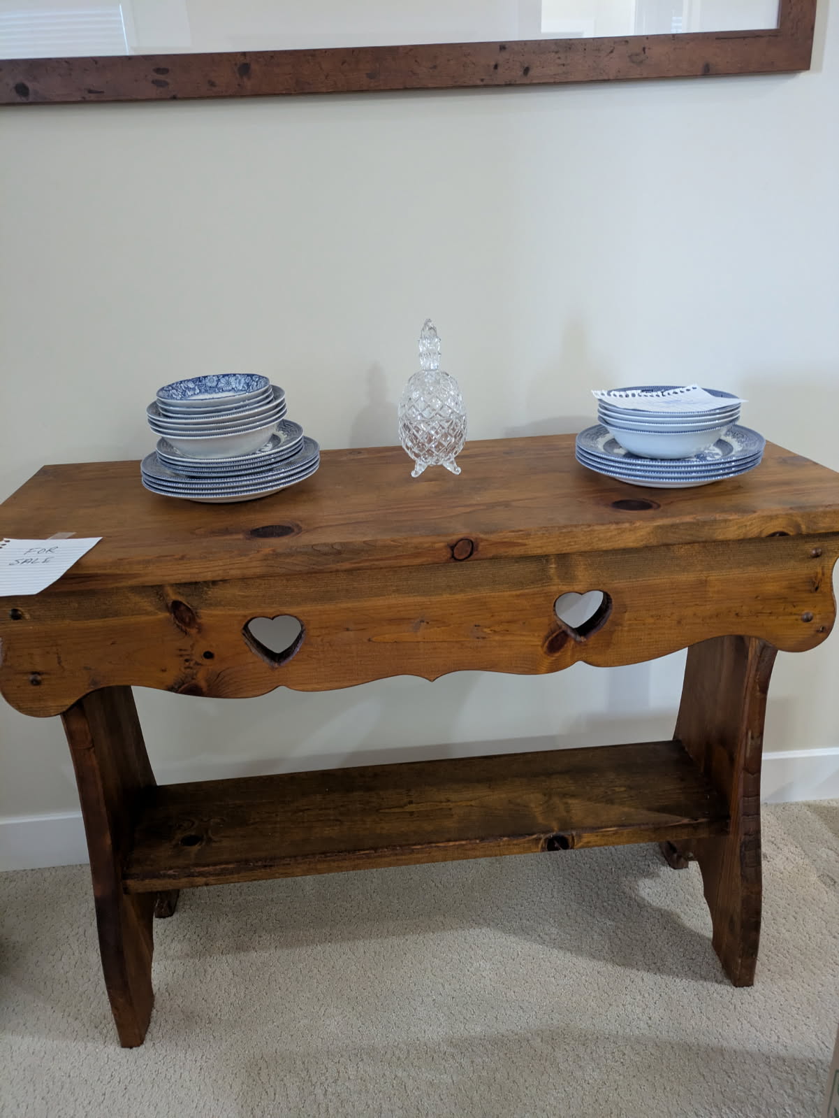 Solid Pine Side Board Table - 1 - 1767653812862_image000000