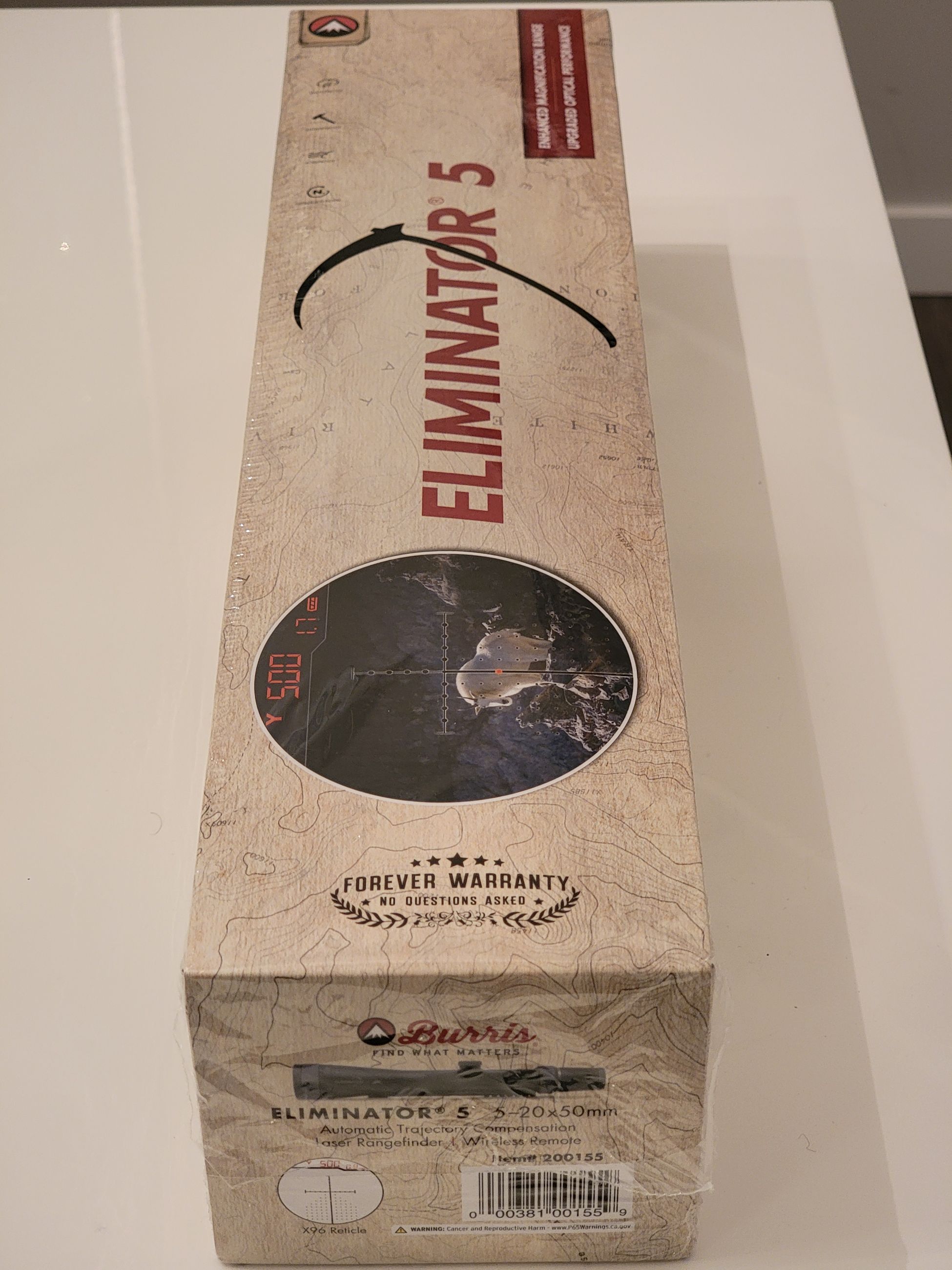 Photo of Burris Eliminator 5 Laser Scope 5-25x50 BNIB