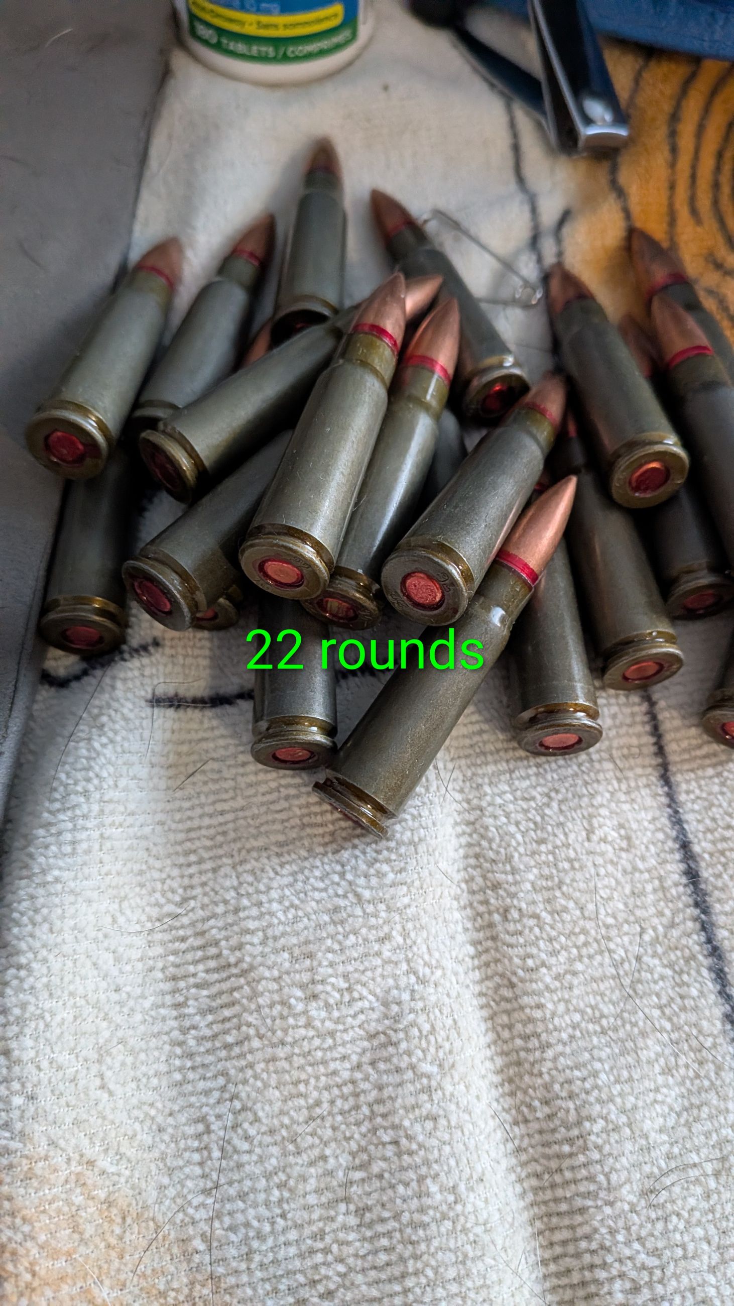 Photo of 7.62 x 39 rounds (80 count)