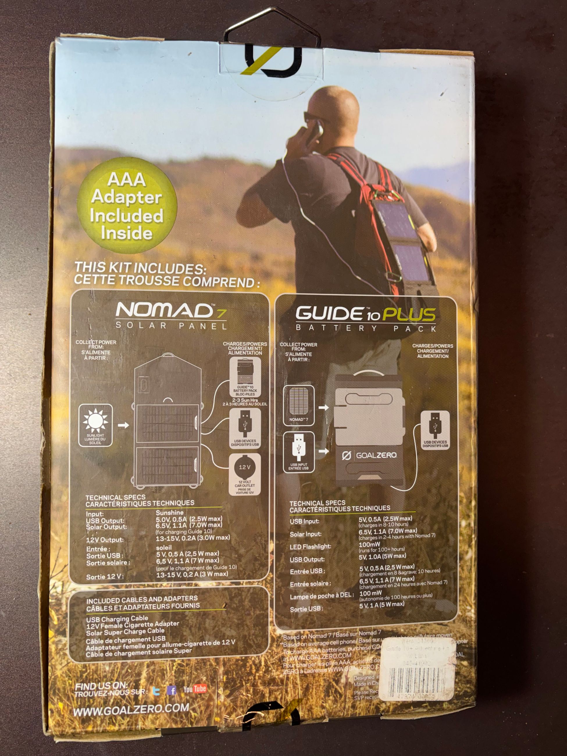 Photo of Goal Zero Guide 10 Plus Solar Recharging Kit