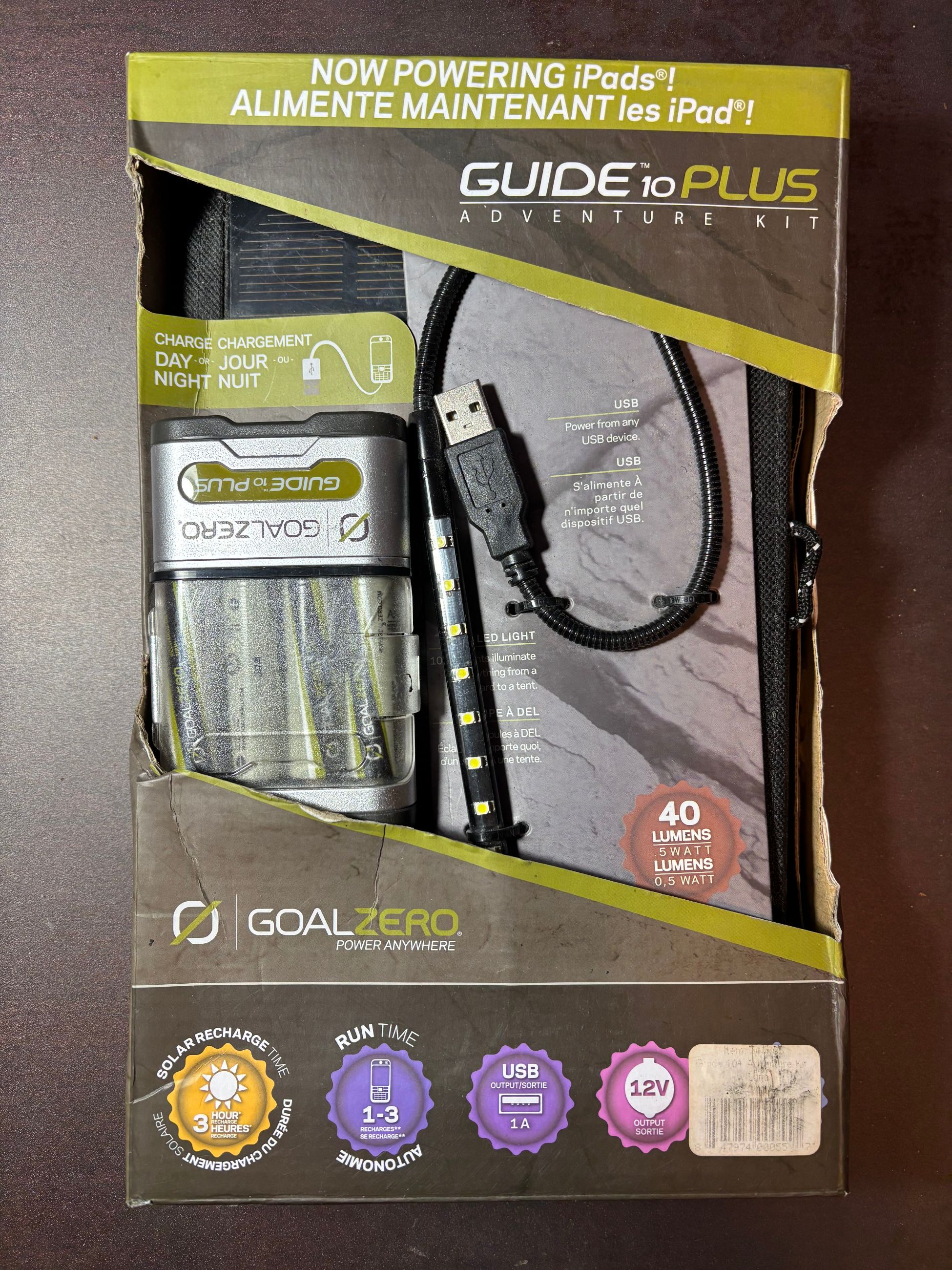 Photo of Goal Zero Guide 10 Plus Solar Recharging Kit