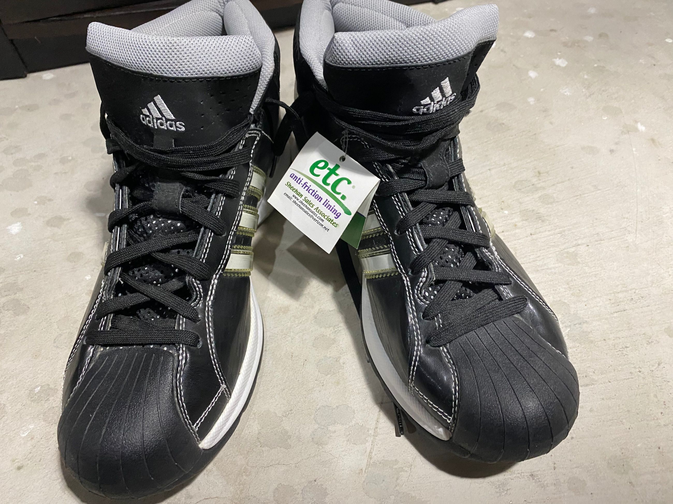 Photo of Adidas Pro Model – Black Leather – Size 9.5 (Men’s) – NEW