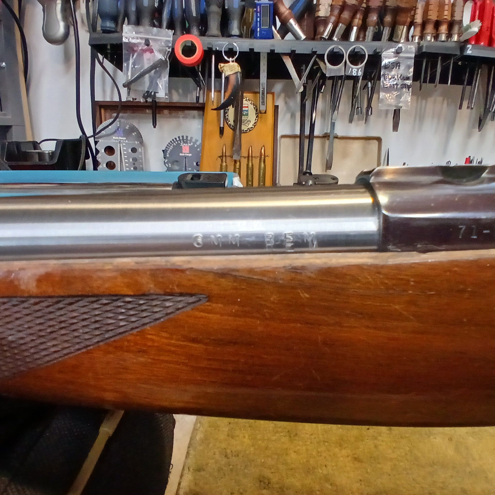 Photo of Ruger M77, GEN 1, 6mm Rem, 25 1/2" rebarrelled heavy bbl 