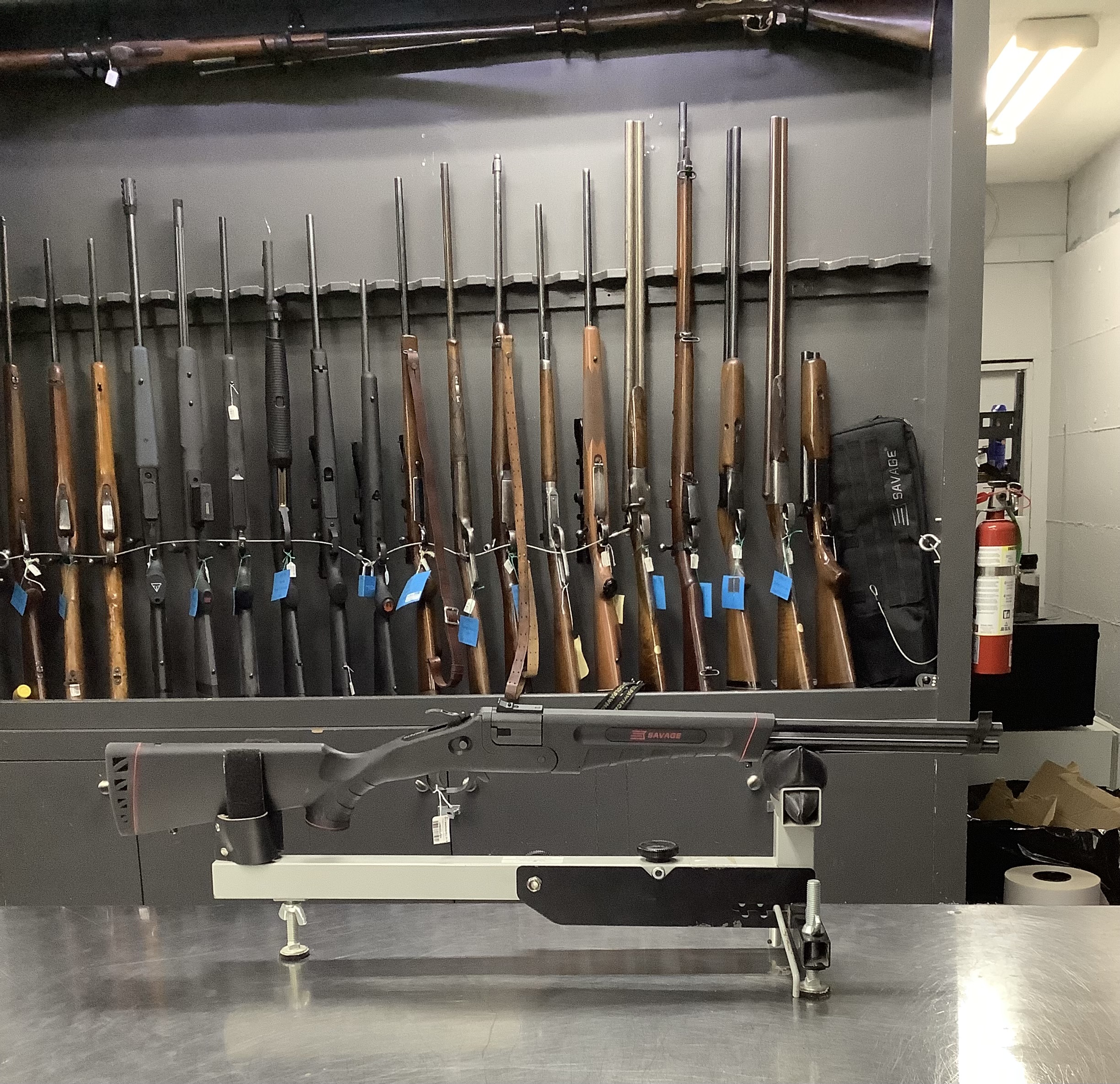 Photo of Savage model 42 combination Takedown 410/22LR 