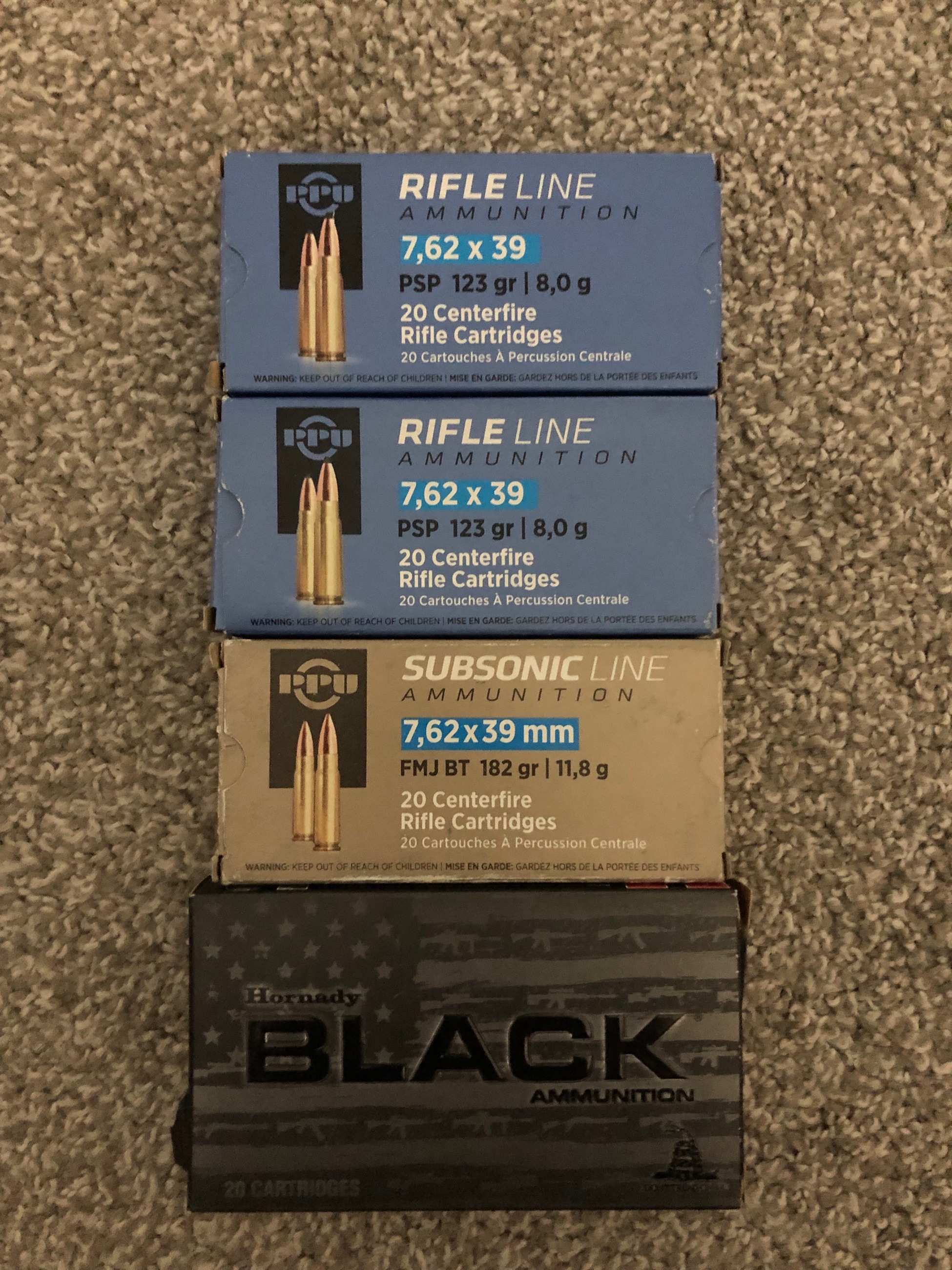 Photo of 7.69x39 ammo 