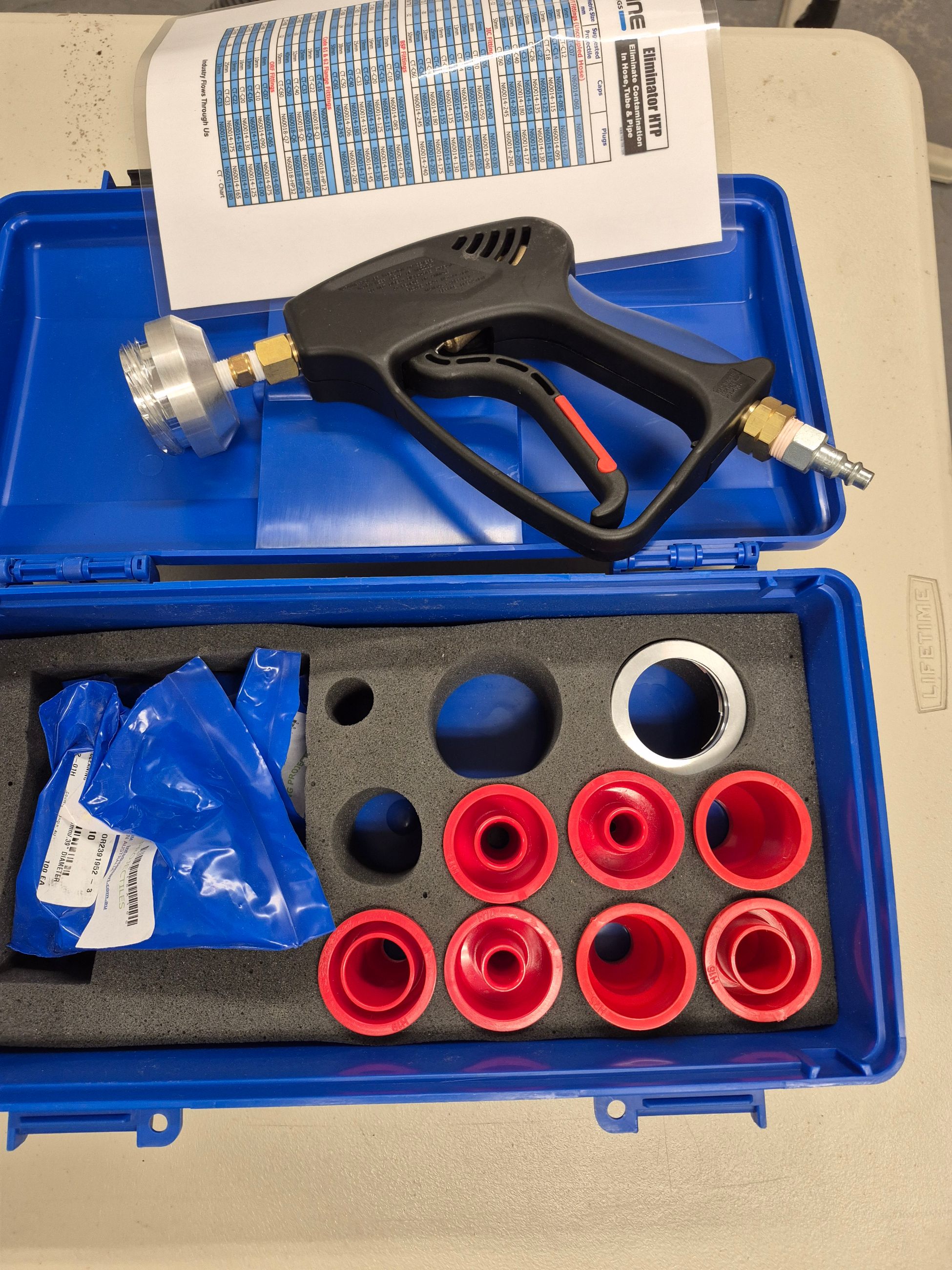 Photo of Newline hydraulic and fuel hose cleaner