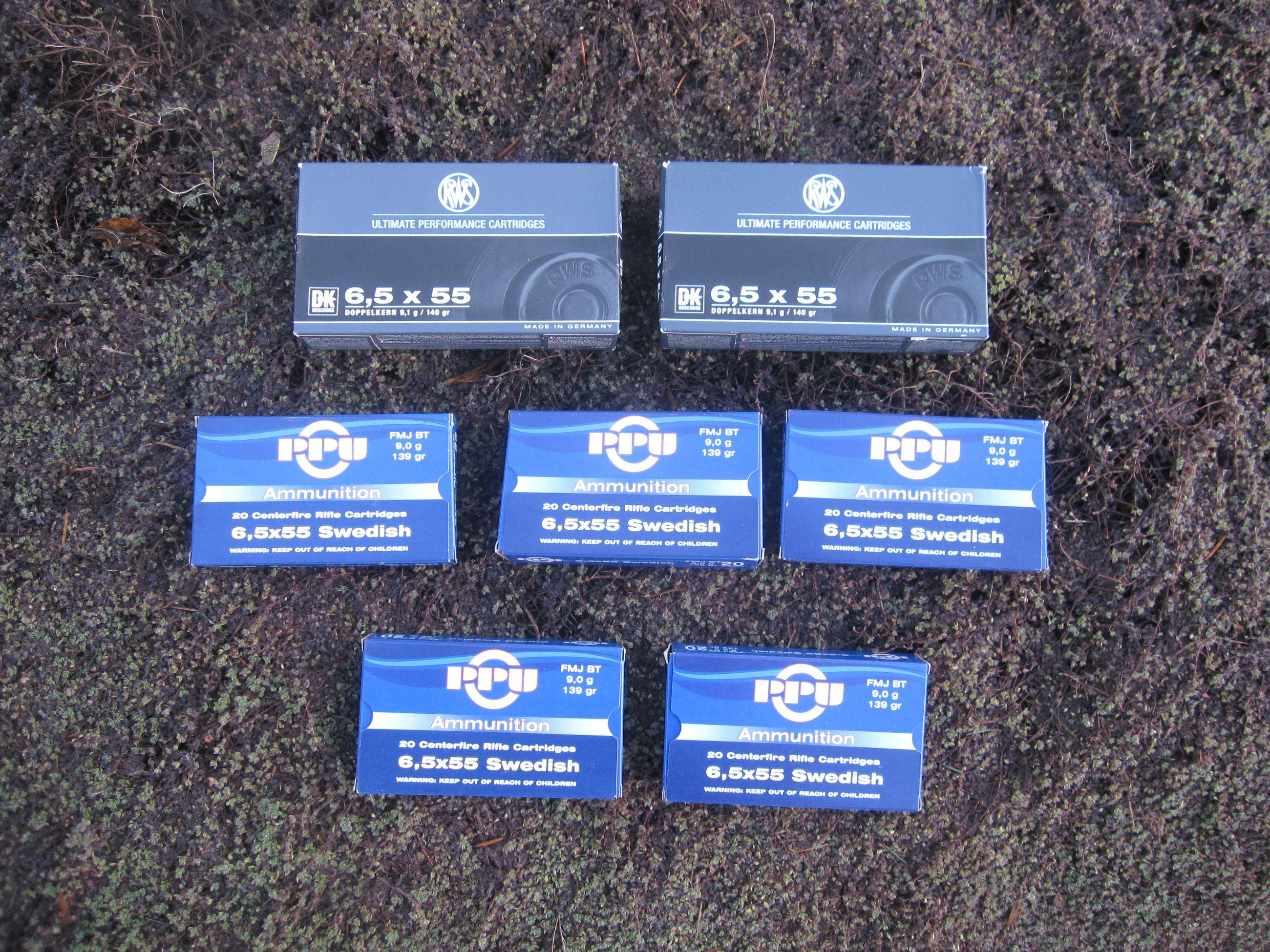 Photo of RWS And PPU  6.5x55 Swedish Ammunition  - Victoria