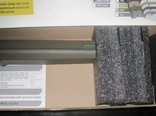 Photo of Magpul Hunter 110 Stock, Savage 110 Short Action, Right Hand, ODG.