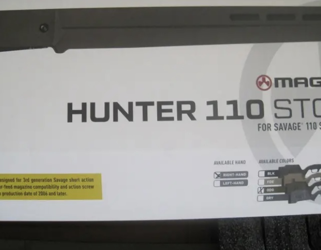 Photo of Magpul Hunter 110 Stock, Savage 110 Short Action, Right Hand, ODG.