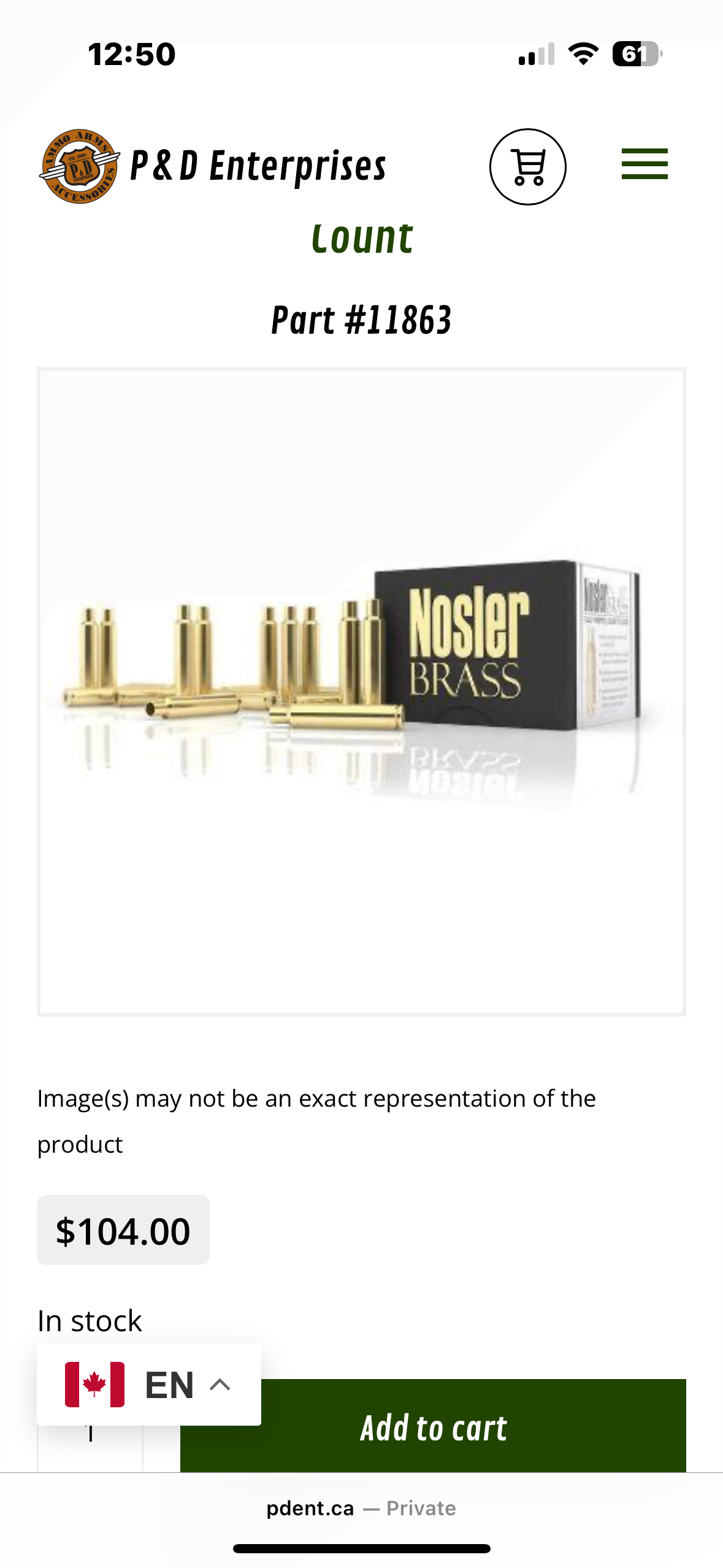 Photo of 300wsm brass ammo